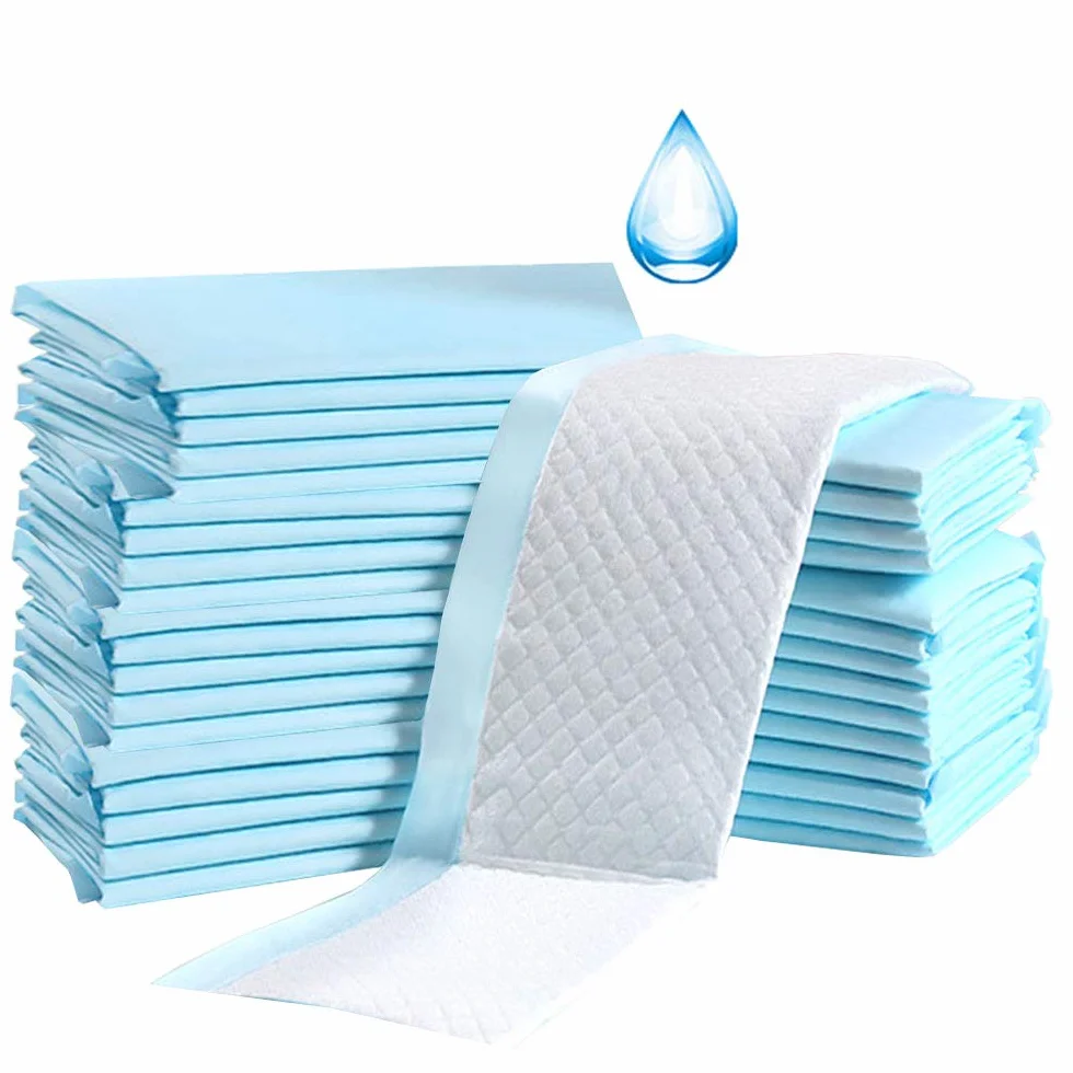 Traverse per Fasciatoi Monouso 100 pezzi 33 x 45 cm 6 Strati Getta e Getta Multiuso Panni Assorbenti Monouso per Incontinenza Pannolini Bambino Neonato Morbido Traspirante Impermeabile
