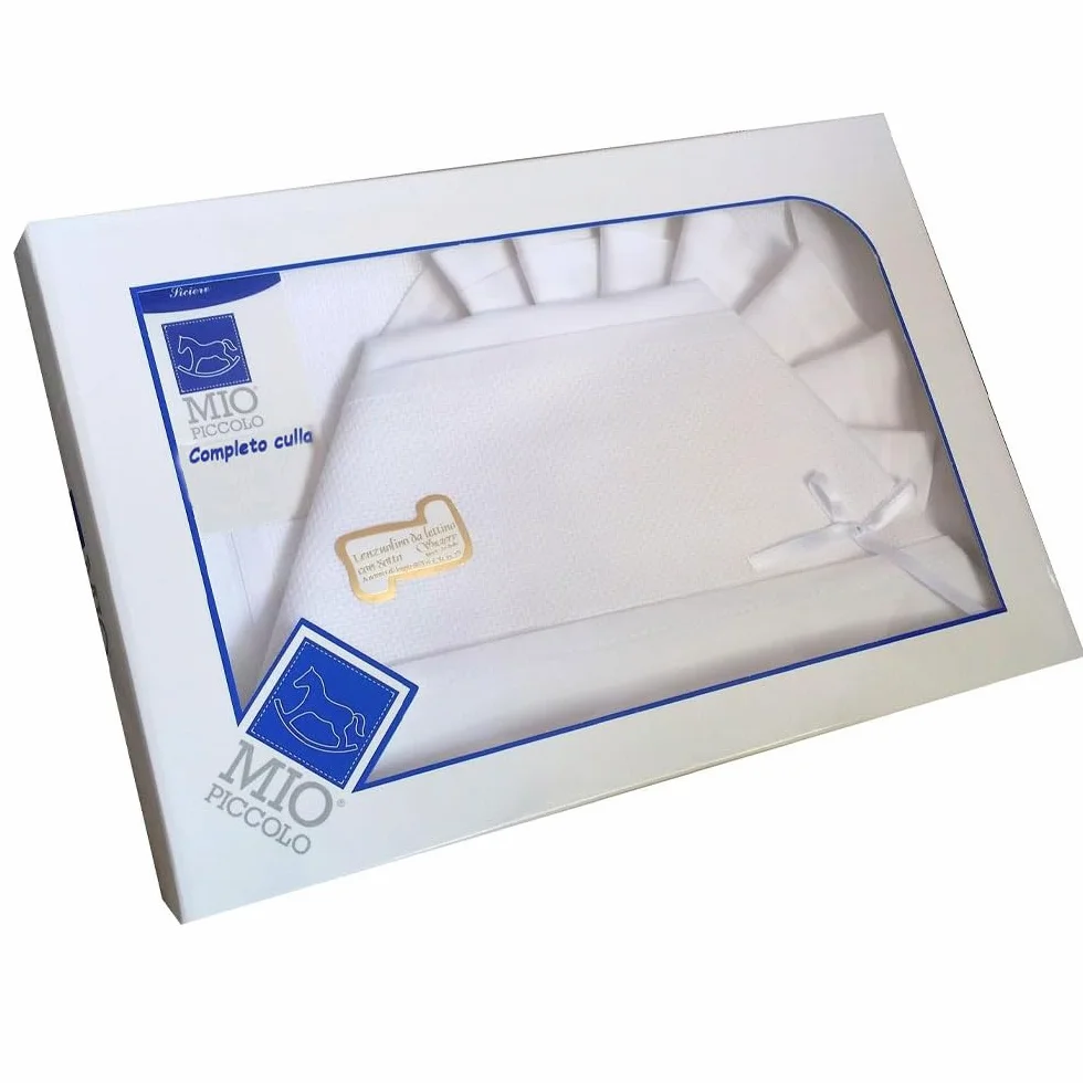 Compose' Culla/Carrozzina Neonato Mio Piccolo Tela Aida Da Ricamare Moda Egidio (BIANCO)