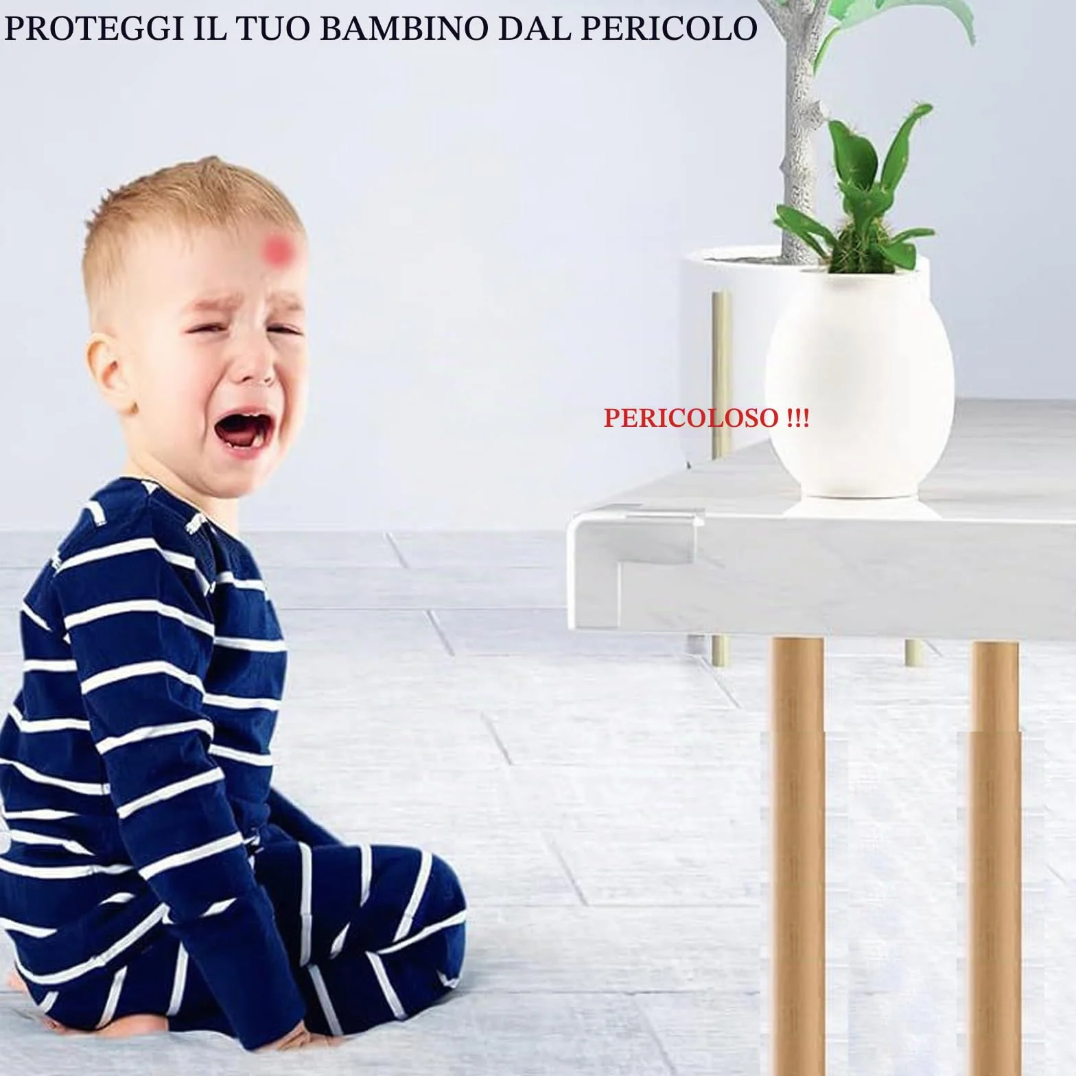 Meekye Paraspigoli Baby 20 pezzi, paraspigoli per mobili (20PC-T Cornor)