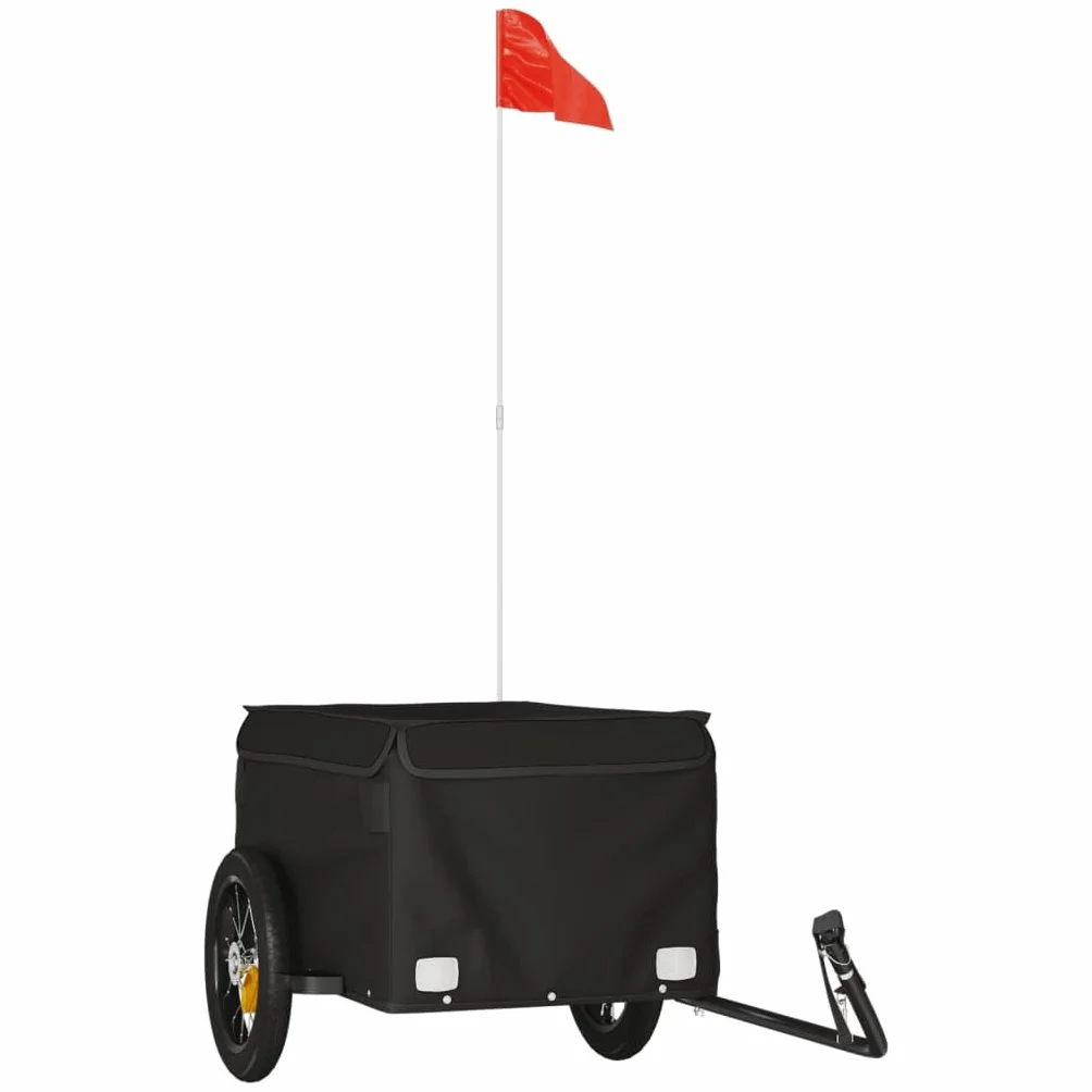 Rimorchio bicicletta nero ferro 30 kg 94080