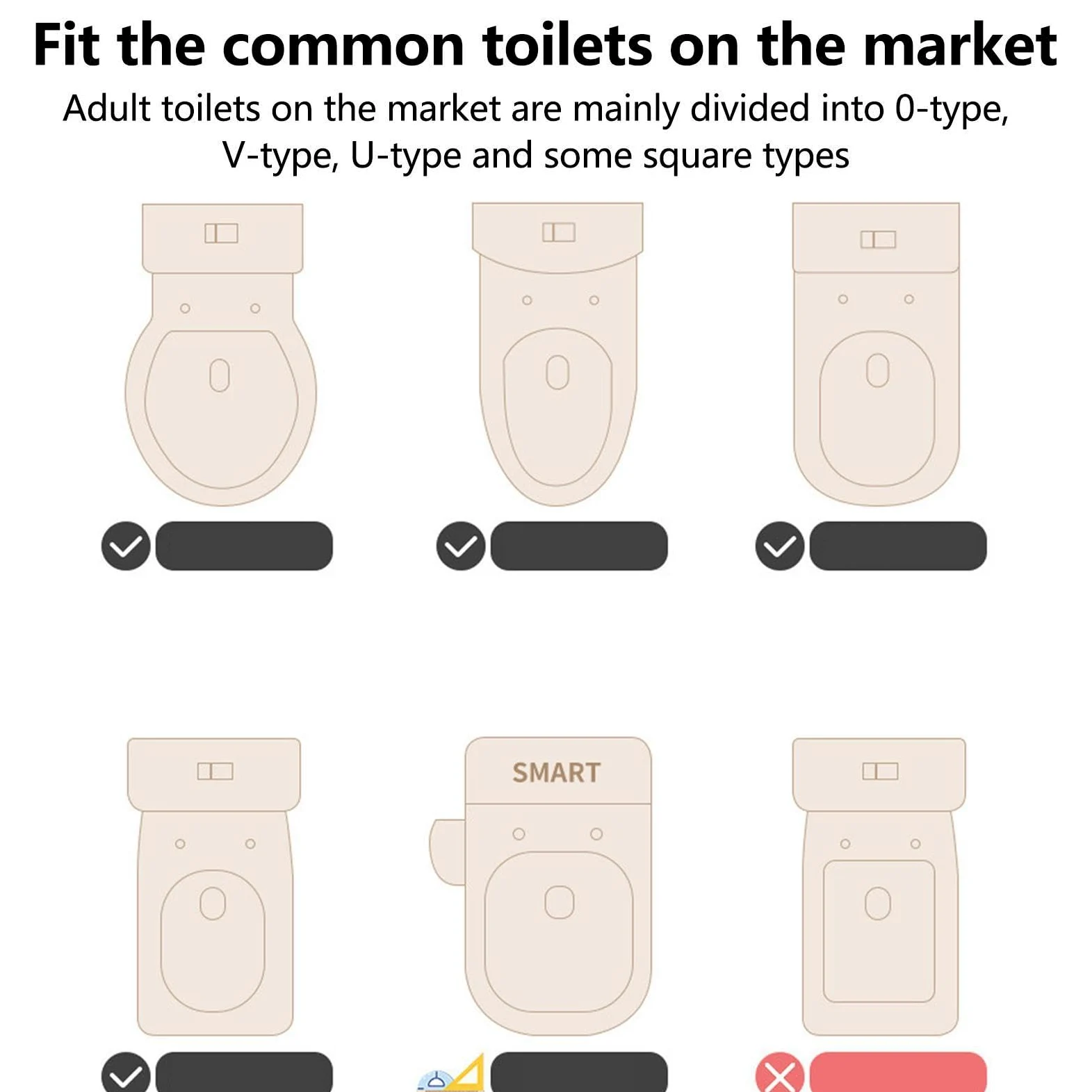 Sedile WC per bambini con gradini, scaletta WC per bambini piccoli Sgabello | Scaletta WC Gradini antiscivolo, maniglie impermeabili sopra le scale del WC, per bamb