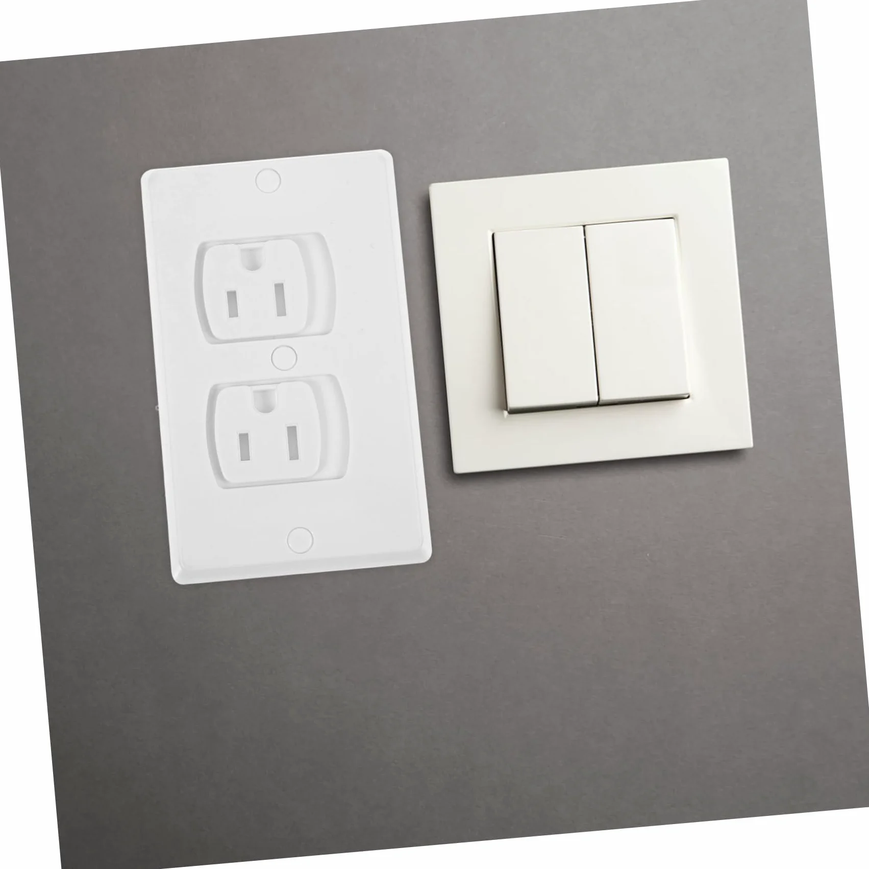 10pezzi Copriprese Elettriche Abs Isolati Resistenti Rotture e Corrosione Coprispina Di Sicurezza Per Ragazzo Ragazza Ragazza Muro Con Viti Copriprese Per Tutta La Casa