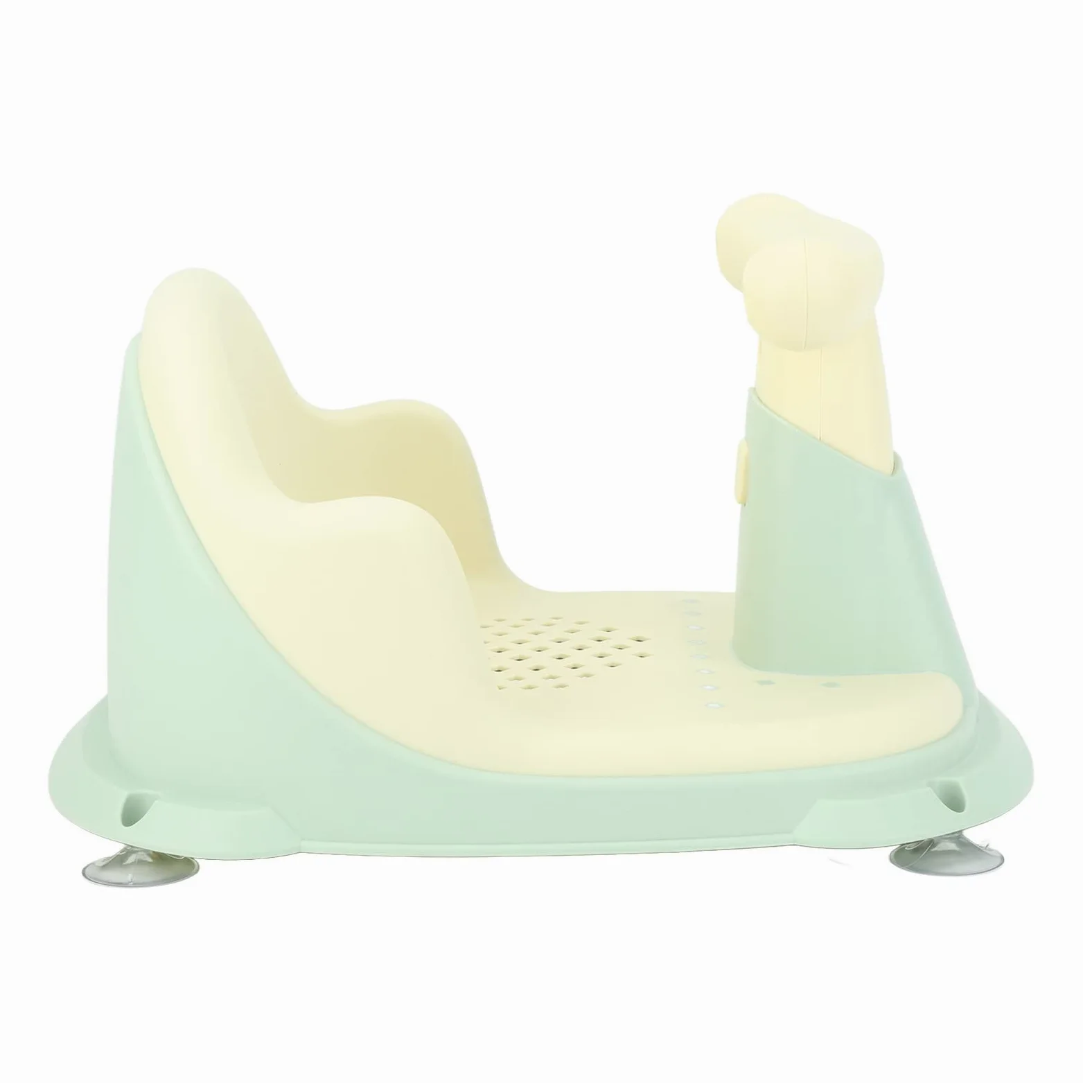 VGEBY Seggiolino da Bagno in Plastica per Neonati, Schienale Regolabile e | Materiale Plastico Antiscivolo, Adatto a Vasche standard. Design Leggero e Pieghevole per Facile riporlo. Compatibile con