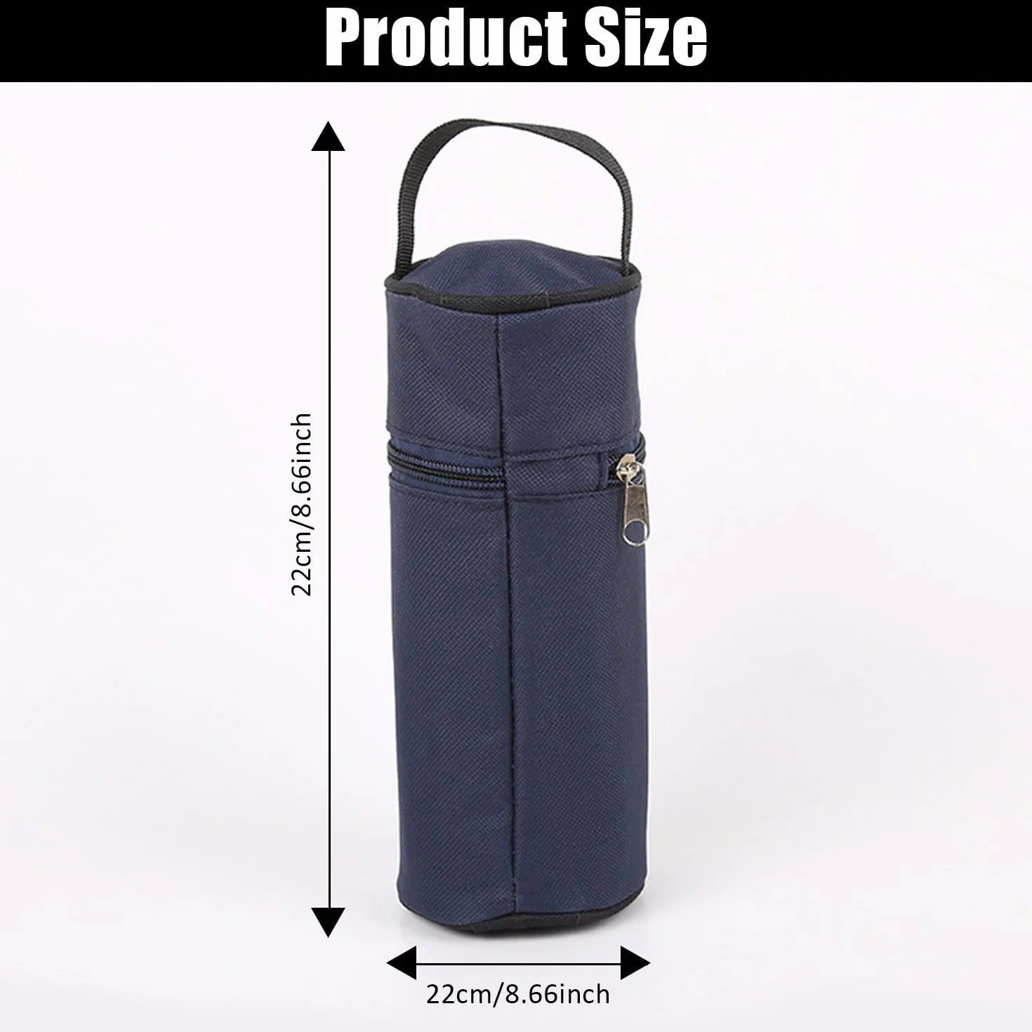 1 Articolo Borsa per Bottiglia Termica, Borsa Portatile per Bottiglia D'acqua, Porta Bottiglia per Thermos, Borsa Termica per Bottiglia D'acqua, Borsa per Bottiglia da Viaggio, per Tazza Thermos