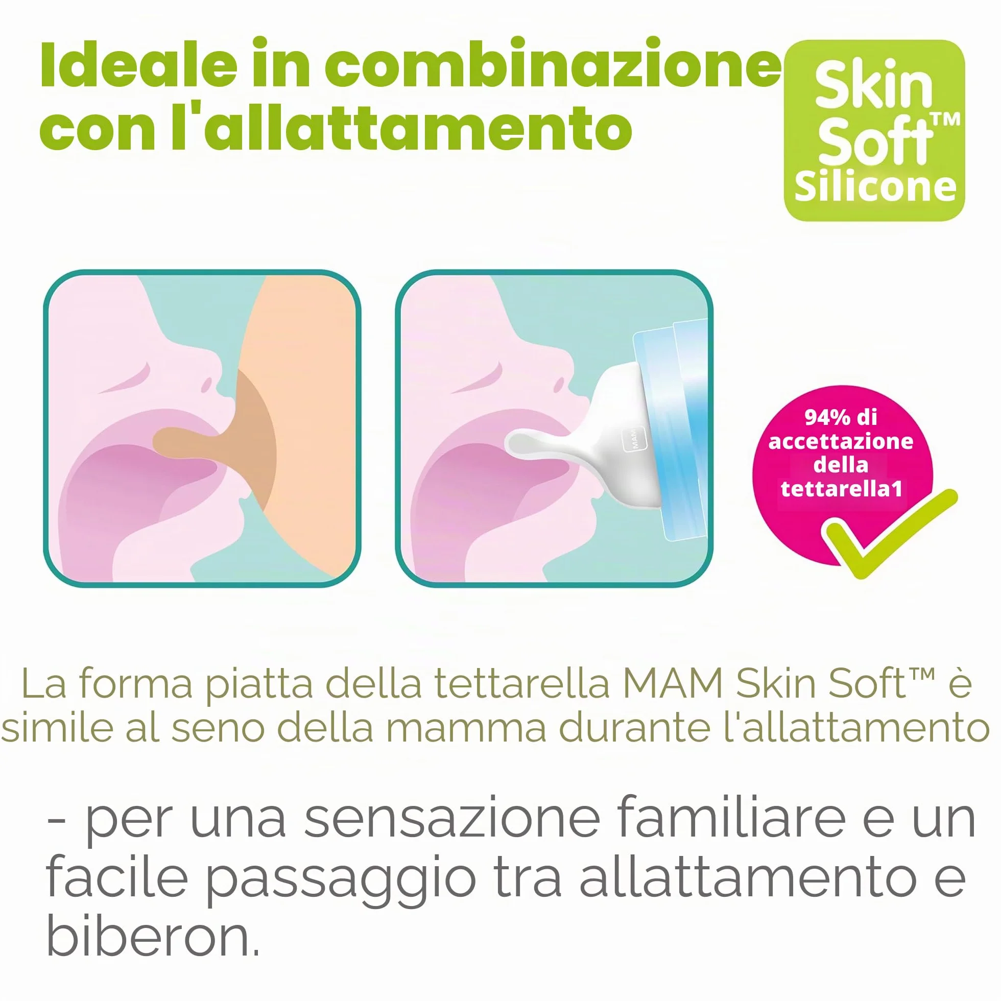 MAM Easy Start - Set di 6 biberon anti-coliche (2 x 130 ml, 160 ml, 260 ml) e cestino per biberon, colore: Beige