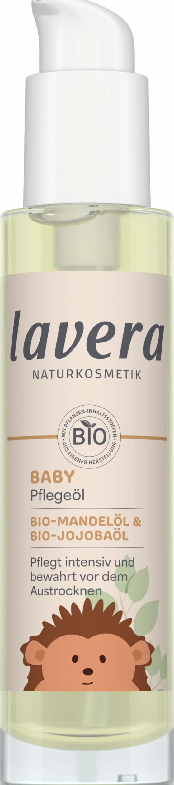 lavera Olio per la cura del bambino, lenitivo e nutriente, idratante, senza profumi e conservanti, vegano, cosmetico naturale, 100 ml