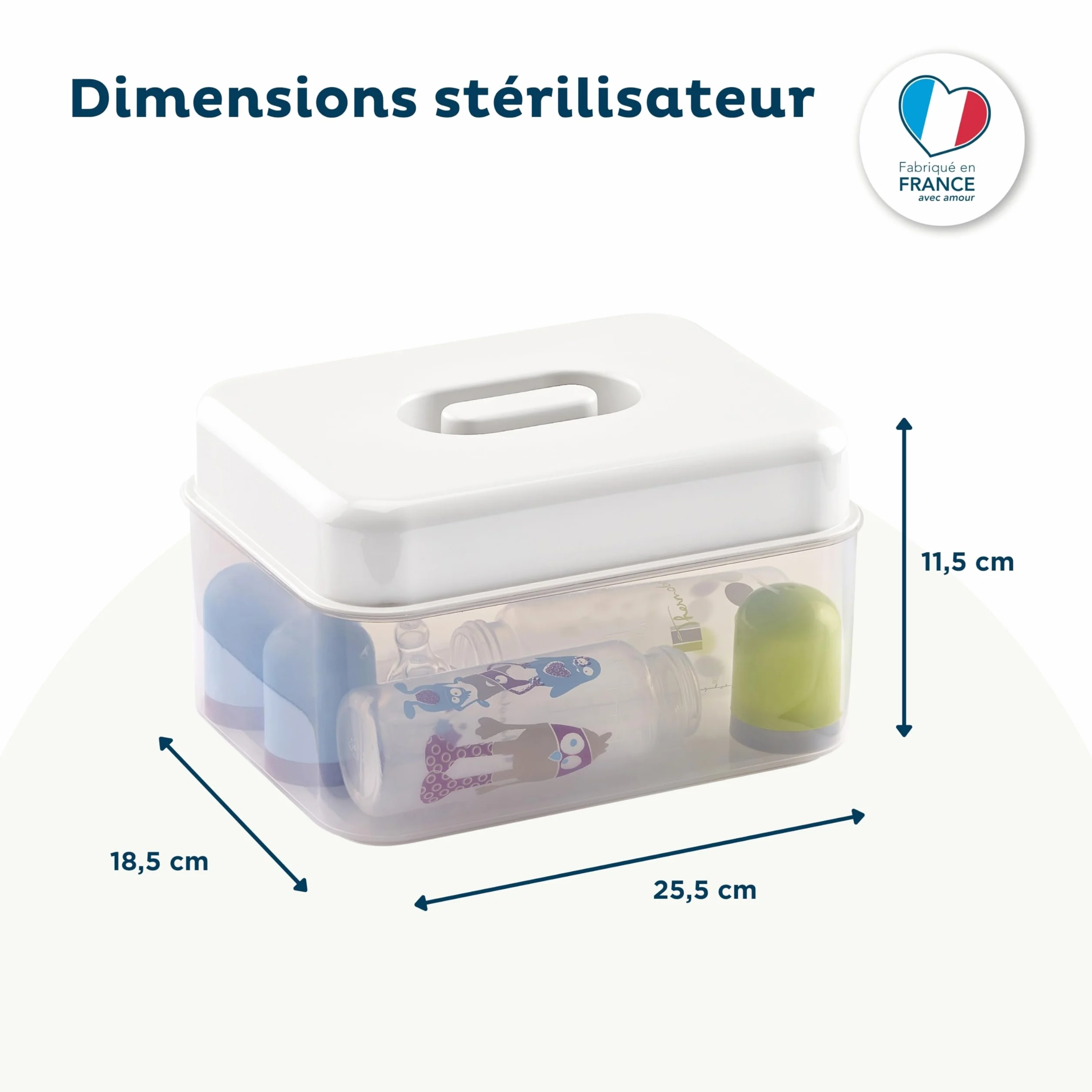 THERMOBABY Sterilizzatore Doppio Uso Bianco