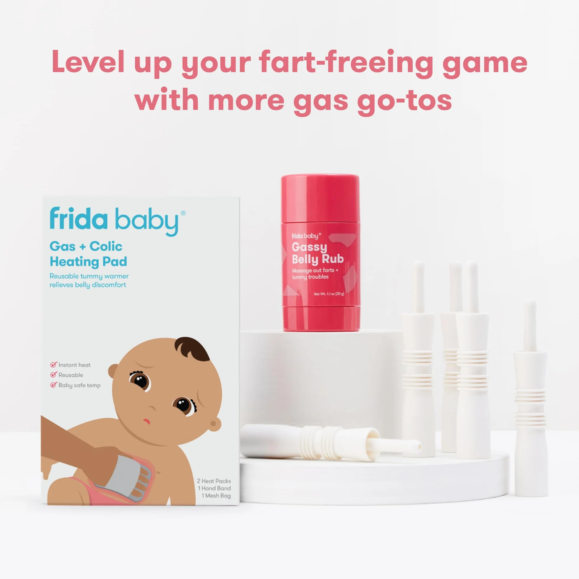 Frida Baby Windi Sondino Neonati per Coliche e Gas – 10 Pezzi Usa e Getta – Sollievo Naturale da Coliche e Stitichezza, Sicuro e Senza BPA