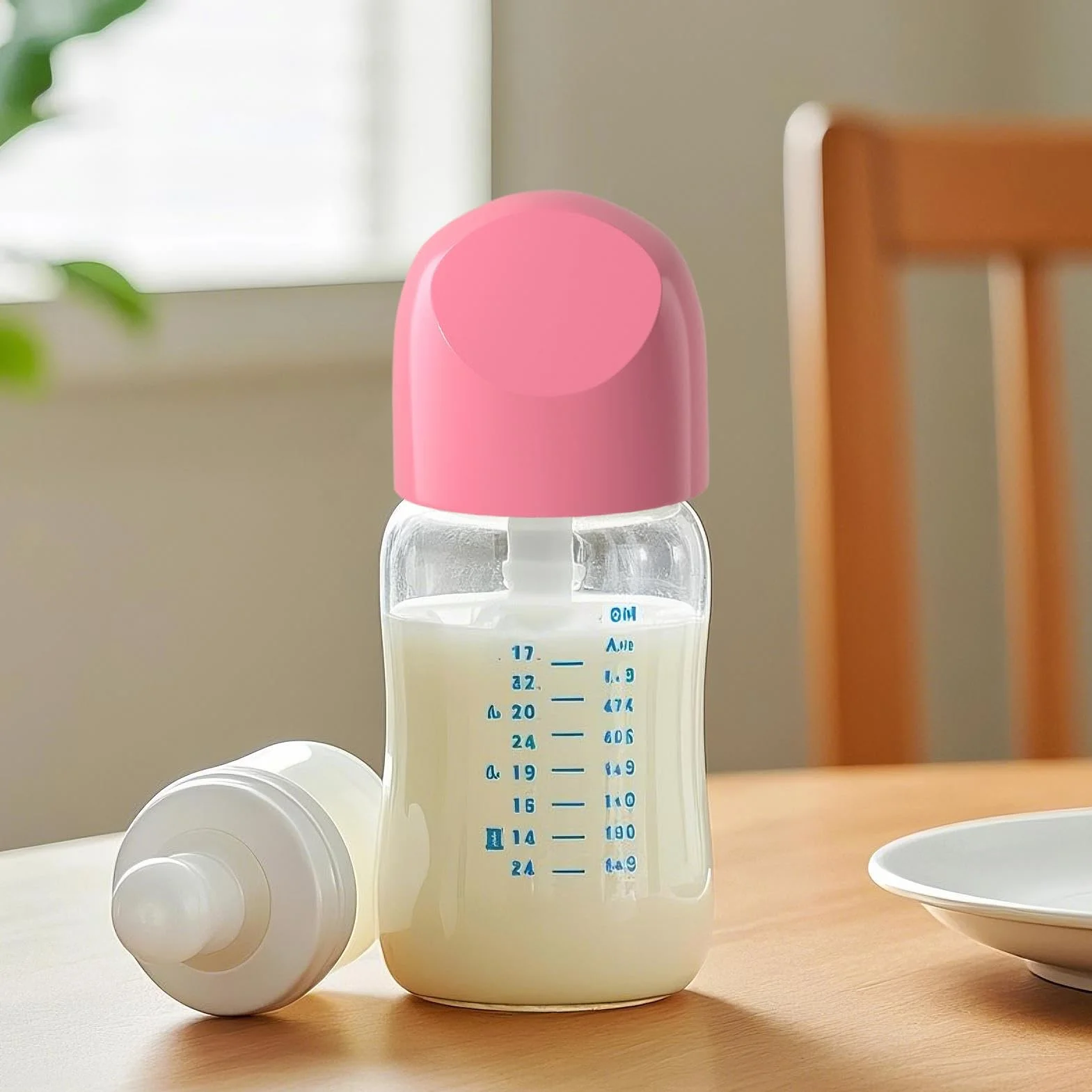 Tappo Per Biberon - Coperchio Morbido e Sicuro | 3 Pezzi Ricambi Alimentazione Pratici Per Bambini Latte Liquidi Succo Frigo Viaggio