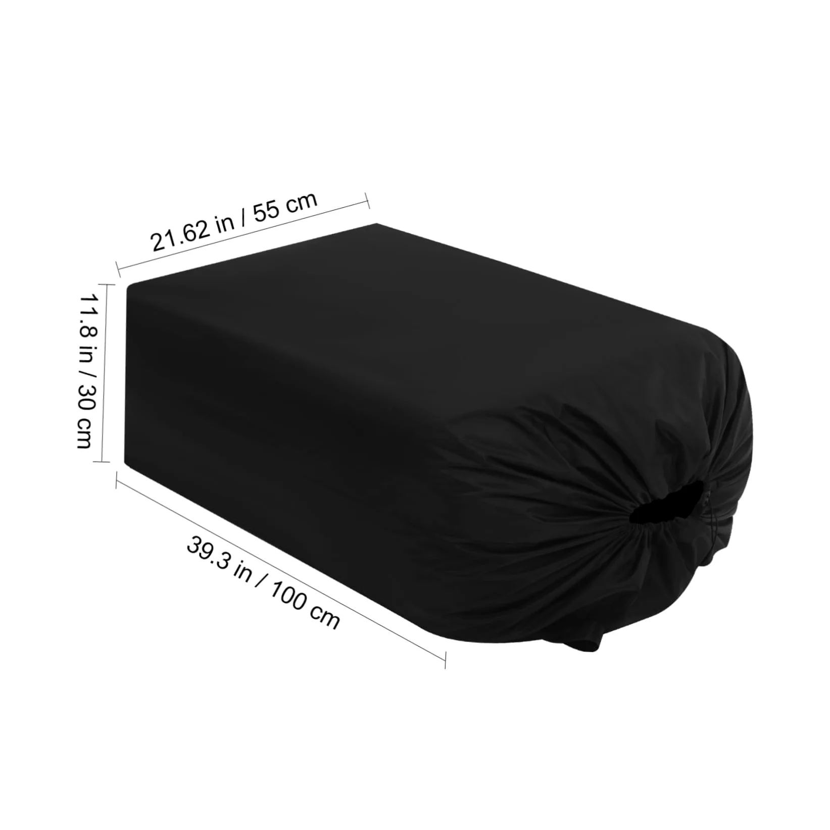 Sacca per Passeggino da Viaggio per Aereo, Nylon Nero | Chiusura Coulisse Bloccabile, Due Spallacci, Cuciture Rinforzate, per Maggior Parte dei Modelli