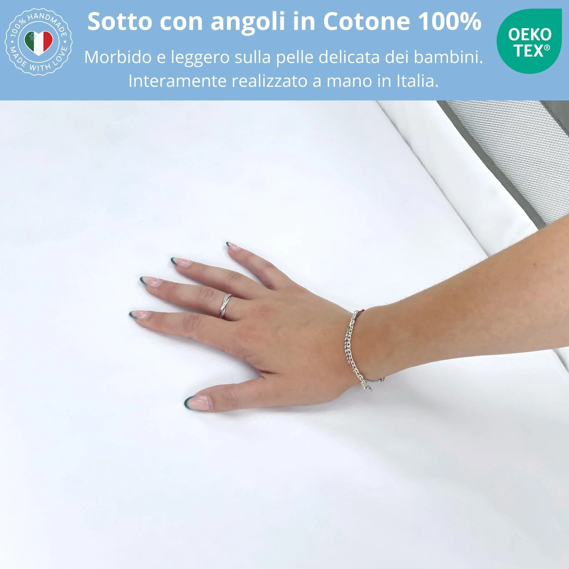 baby idea Lenzuola Next To Me 3 Pezzi Compatibili Culla Neonato 83x50 Lenzuola culla Fantasia + Sotto con Angoli + Federa Cuscino 100% Cotone Certificato Oeko Tex Made in Italy (Stellina Rosa 3 Pz)