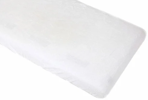 Coprimaterasso per Lettino in Spugna con Angoli Elasticizzati, Protegge il Materasso dalla Polvere