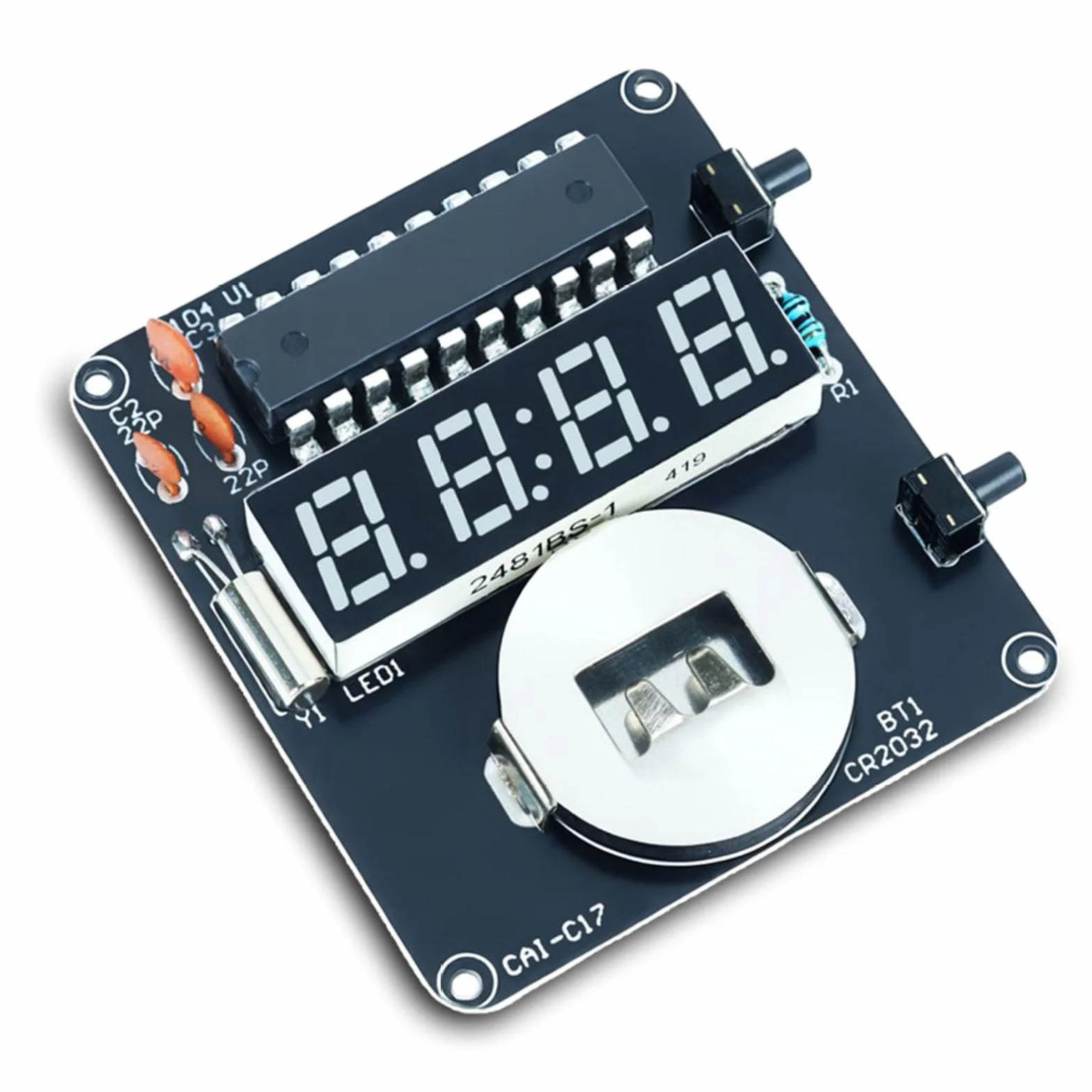 Kit Clock A LED Non Kits ESILE A GUIDAGGIO della Schema VISUALIZZAZIONE E COMPONENTI Silicone RIUSIBILI