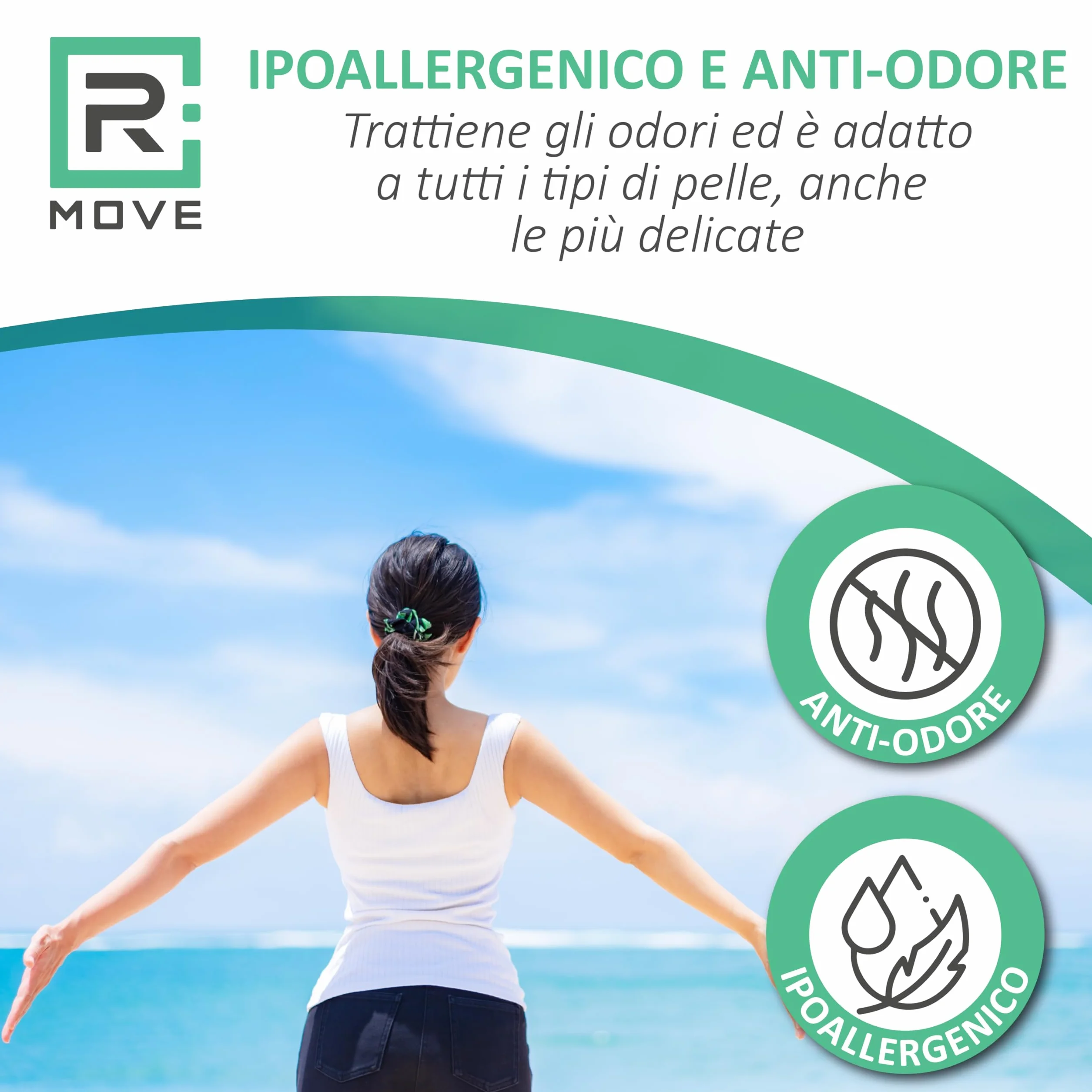 R MOVE 20 Traverse Assorbenti Rimboccabili Monouso per Letto, 90x180 cm, parte centrale assorbente 80 x 51,5cm. Traversine Letto Anziani, traversa salvaletto (90x180cm (Confezione da 20))