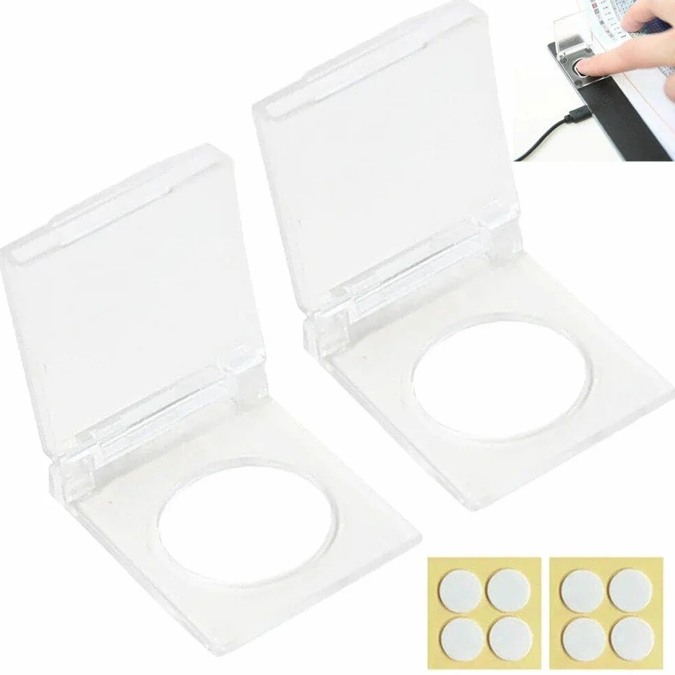 2 Confezioni Di Copertura Pulsante Di Accensione, Accessori Copertura Interruttore Pannello Luminoso, Copertura Interruttore a Pulsante Di Sicurezza a Prova Di Bambino Per Pannello Luminoso Tavolo