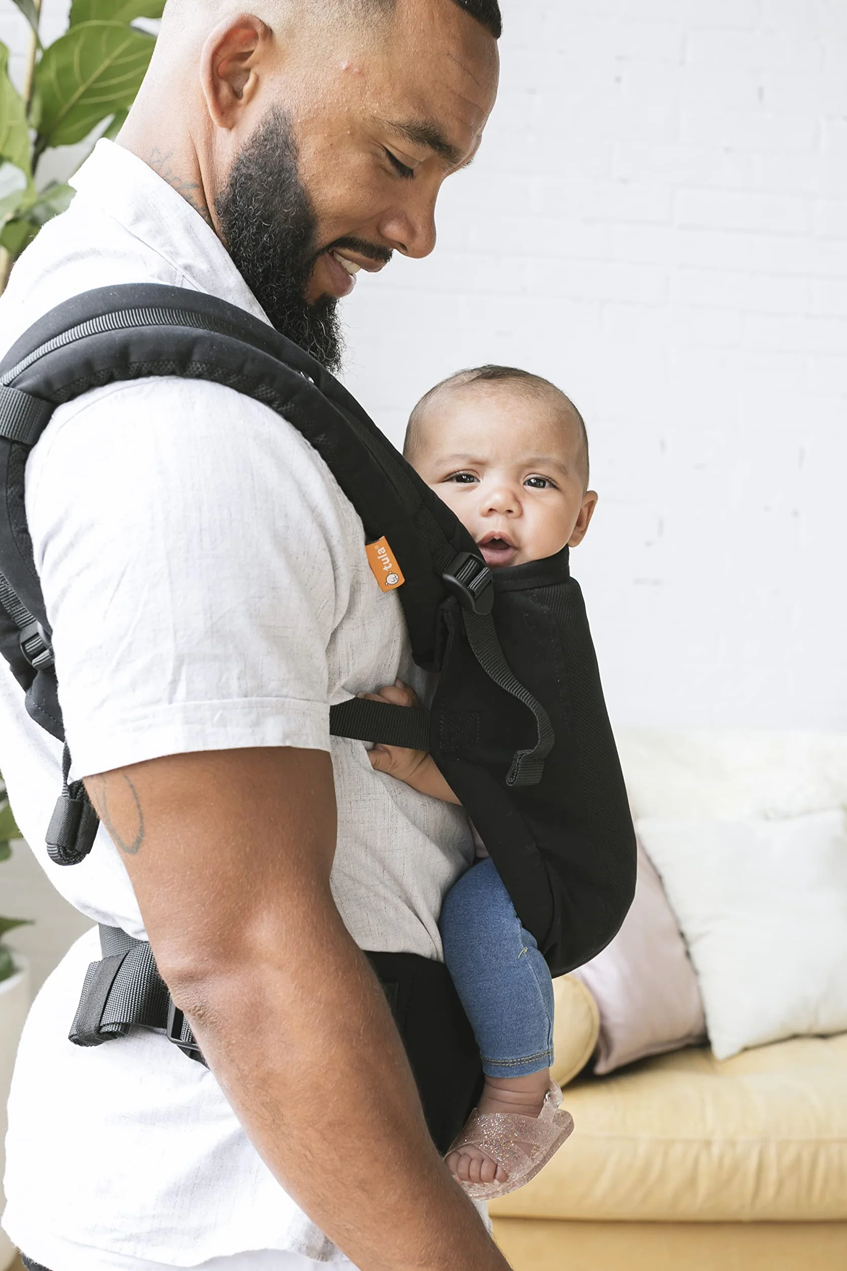 Tula Mesh Free-to-Grow marsupio neonati e bambini ergonomico, regolabile dalla nascita, marsupio porta bebe estivo, transpirable, due posizioni, schiena, per 3,2-20,4 kg, Urbanista