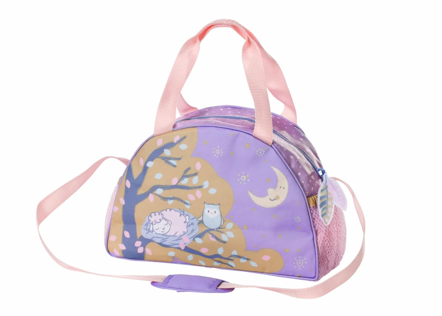 Baby Annabell Borsa fasciatoio 707432 - Borsa portaoggetti con cinghie per gli elementi essenziali 36 e 43 cm - Bambola non inclusa - Età: 3+ anni