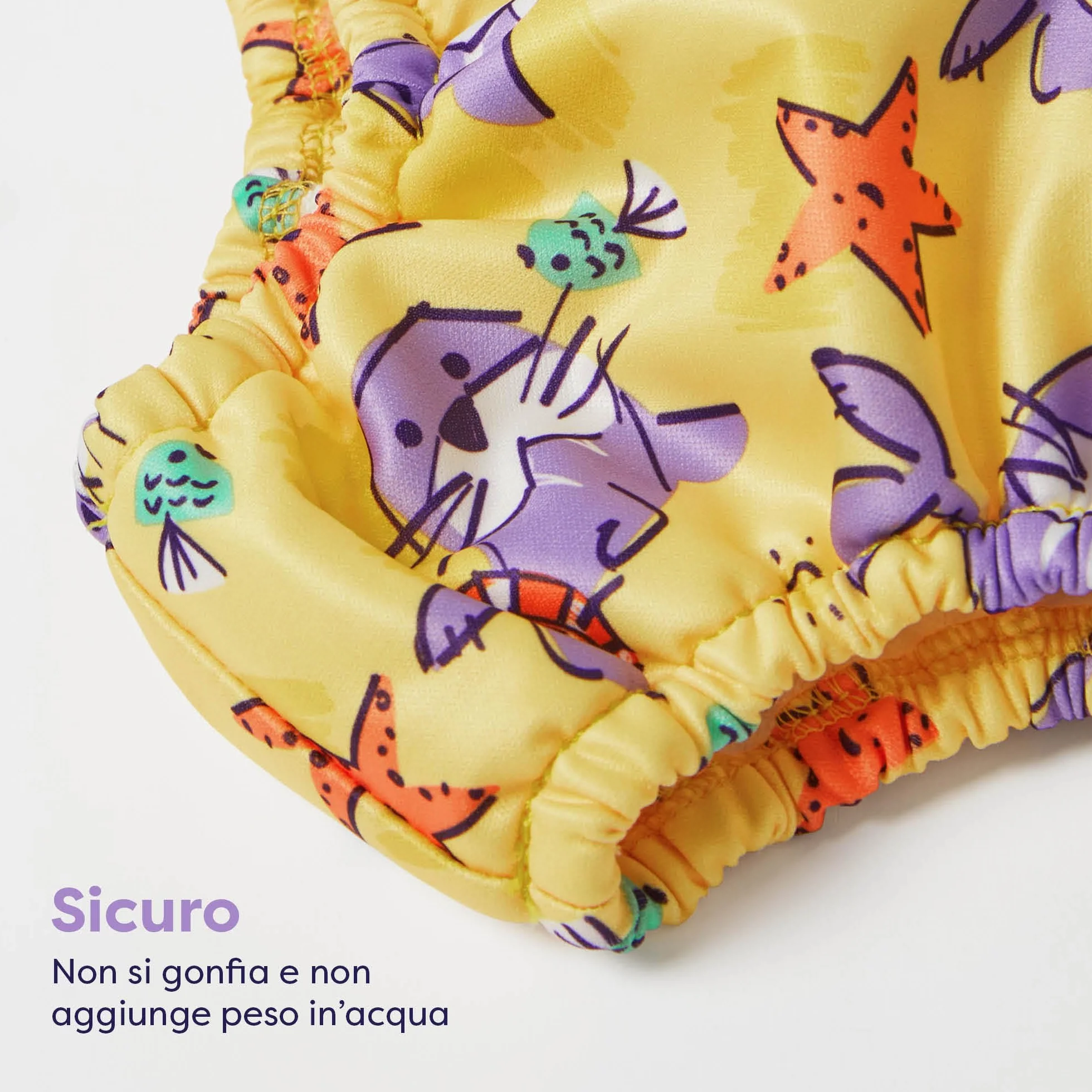 Bambino Mio, Costumino Contenitivo, A Prova di Perdite, Stiloso e Leggero, Tropicale, Confezione da 3, Piccolo (0-6 Mesi)