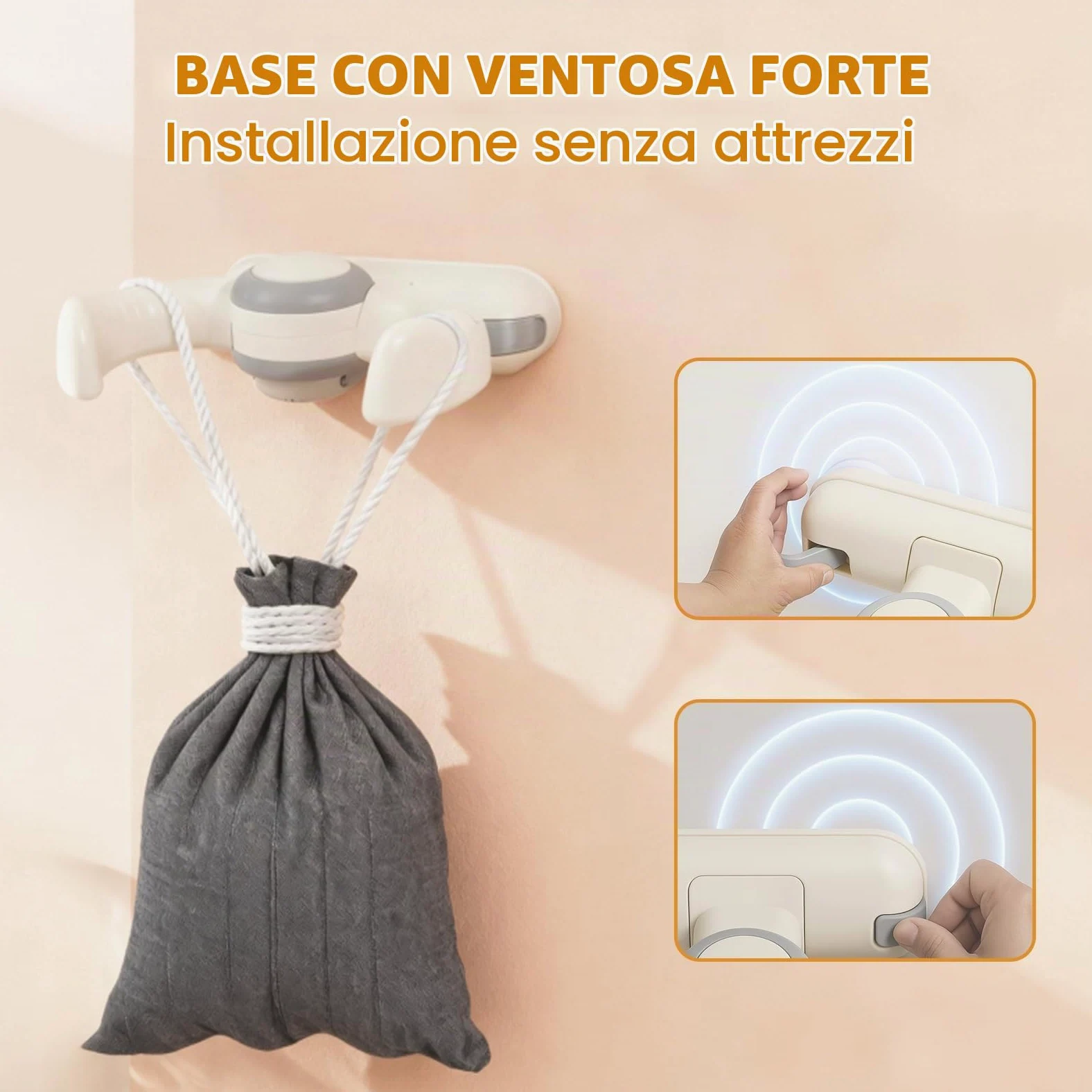 Supporto Doccia Neonati | Altezza Reg. 26-35cm | Antiscivolo Maniglia Sicurezza | Pieghevole Senza BPA | 6-36 Mesi