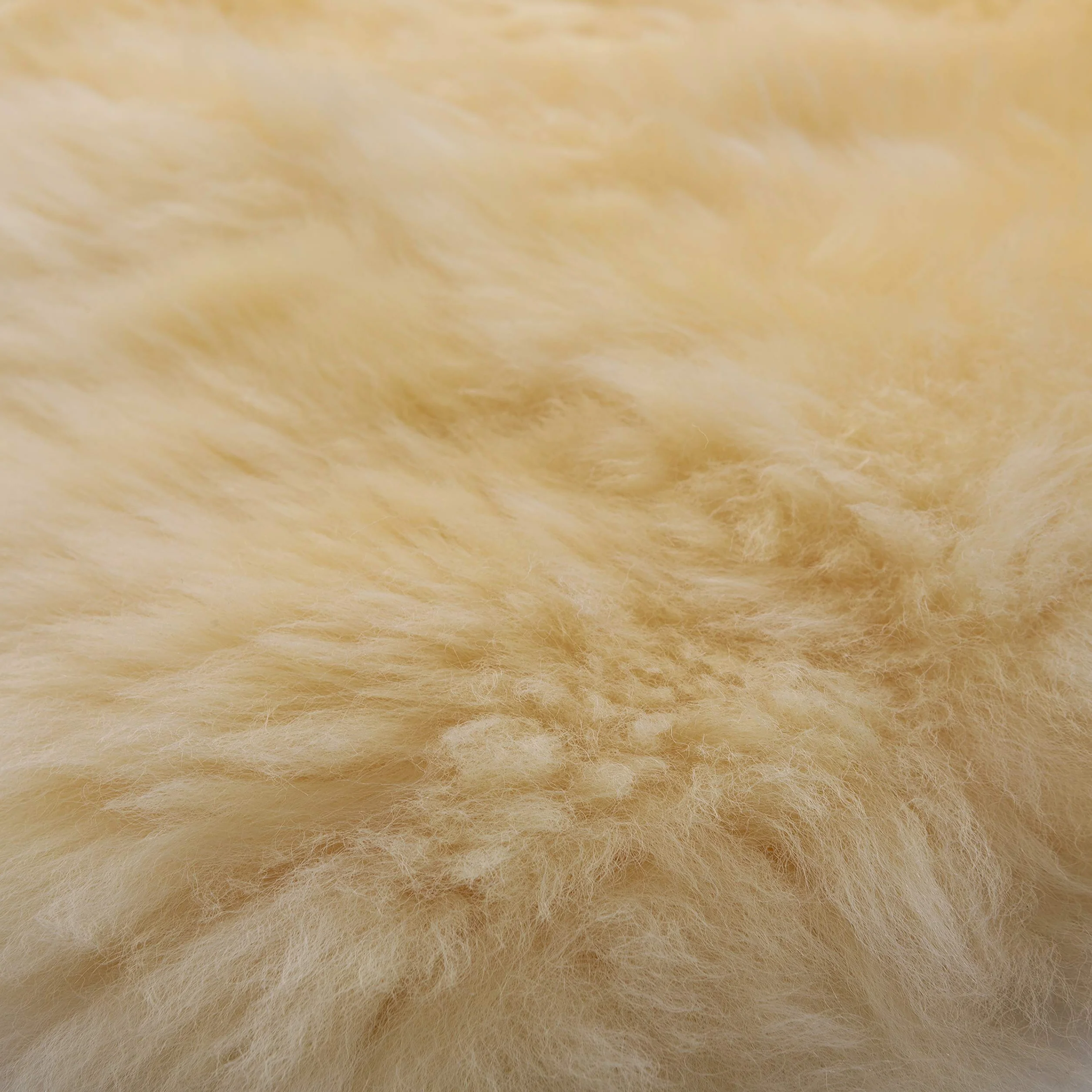 Pelle di agnello medico WERNER CHRIST BABY - pelle di pecora naturale non rasata (qualità tedesca), per neonati, decorativa, coprisedili, runner, tappeti. Lunghezza +/- 65 cm, beige-oro