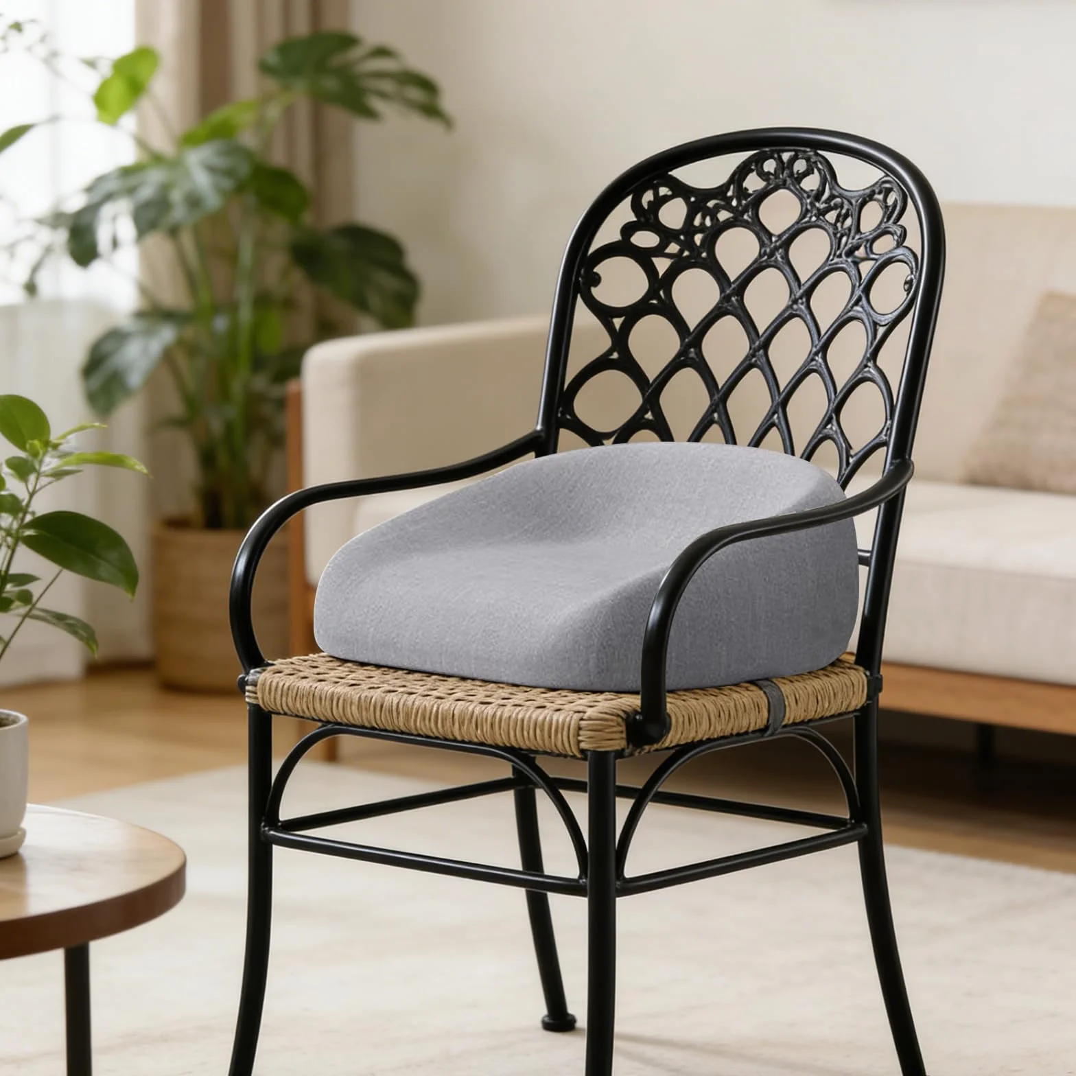 Altezza del sedile Sedia Bambino: Aumentare l'altezza e lo spessore dei bambini Cuscino per seduta rialzata sedia, design ad anelli con angoli arrotondati, antiscivolo altezza della sedia per