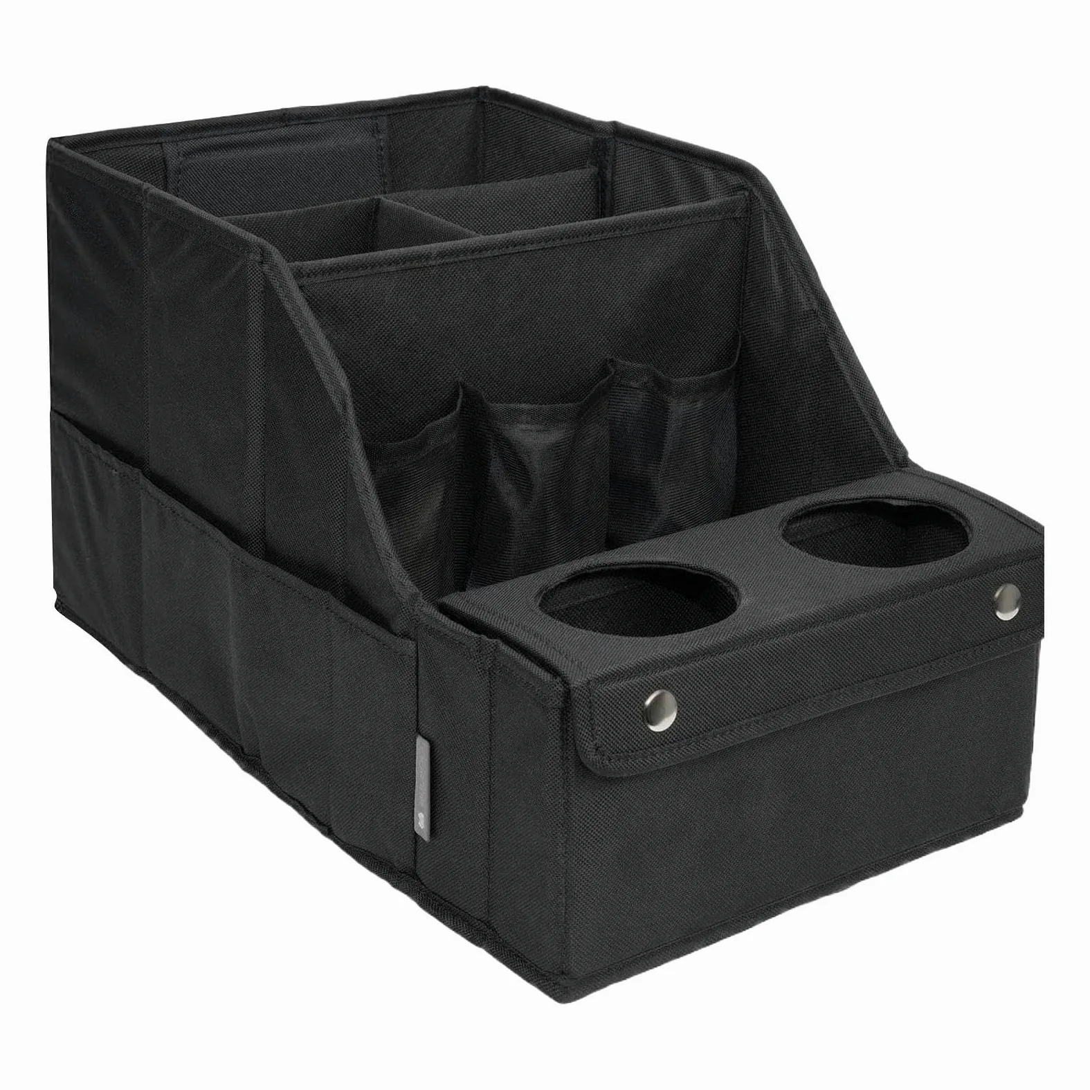 Generisch Organizer per sedili posteriori, organizer per auto con | scomparti multipli | Organizer per sedili auto con 4 scomparti e 2 portabevande per bambini in viaggio