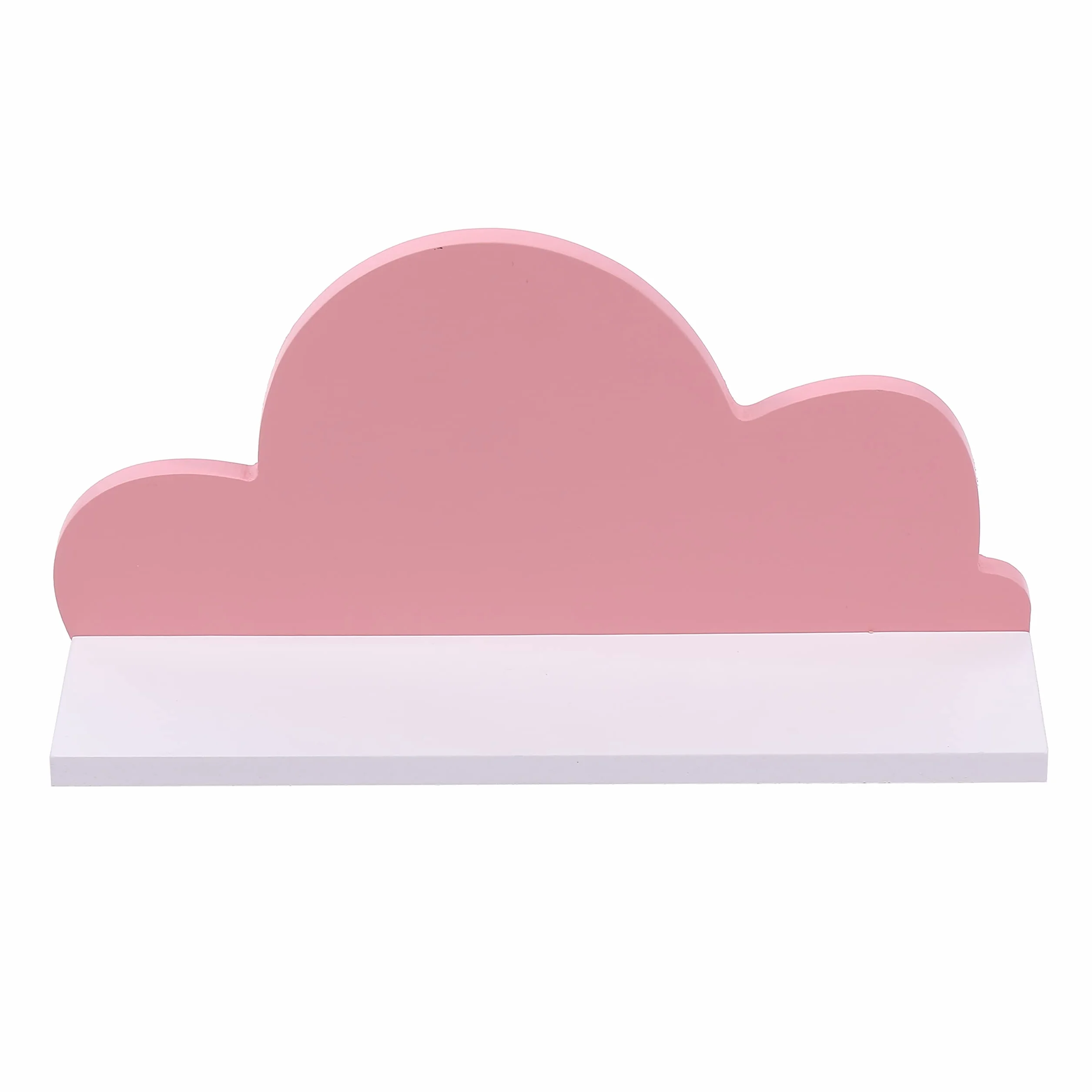 Mensola a forma di nuvola rosa