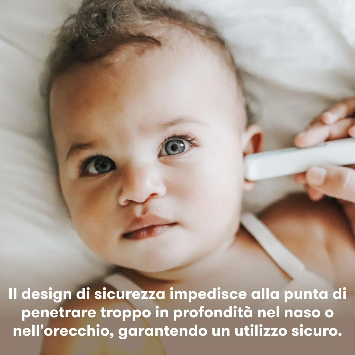 Frida Baby Picker 3 in 1 Pulizia Naso, Orecchie, Ombelico e Unghie – Kit Sicuro con 4 Accessori per Igiene Neonati – Include Custodia per Conservazione
