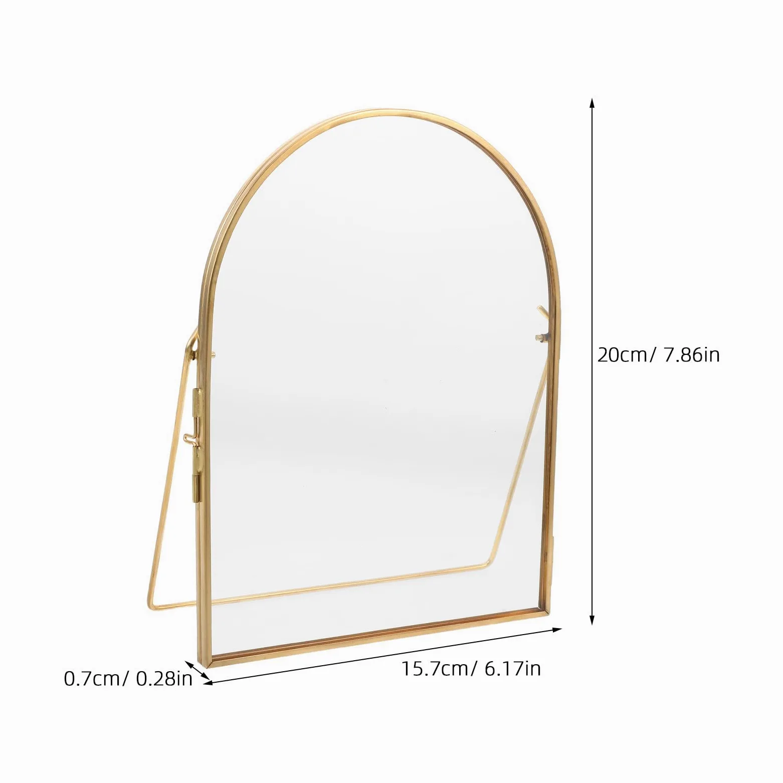 YARNOW Cornice per impronte di mani e piedi da neonato, cornice galleggiante in vetro per impronte di mani e piedi | Decorazione da tavolo per la cameretta dei bambini, fronte-retro, ideale per bambini e bambine (20x15 cm).