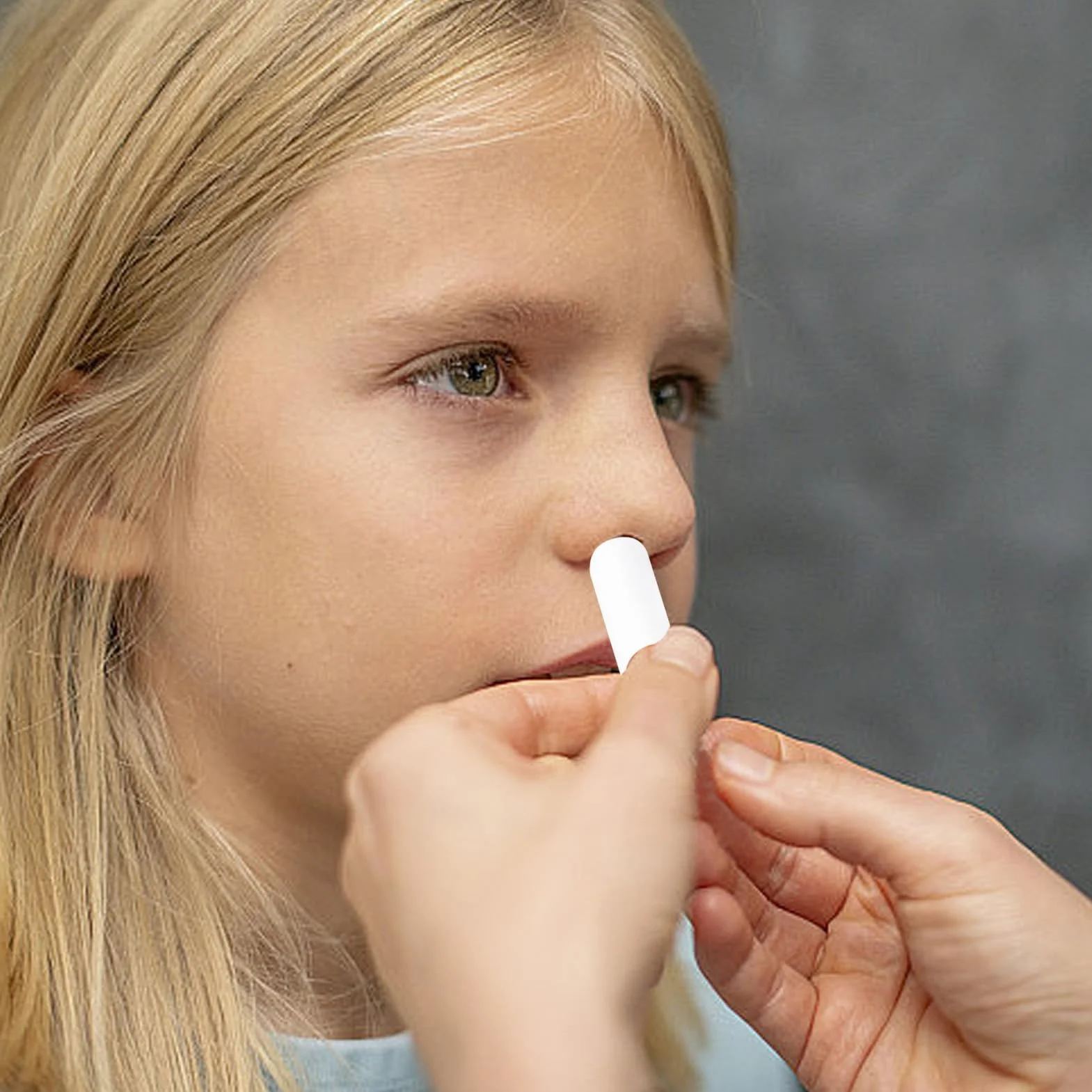 Agatige 100 Pezzi Tappo di sanguinamento nasale per Bambini, tampone di Cotone emostatico Altamente Assorbente per Bocca e Naso