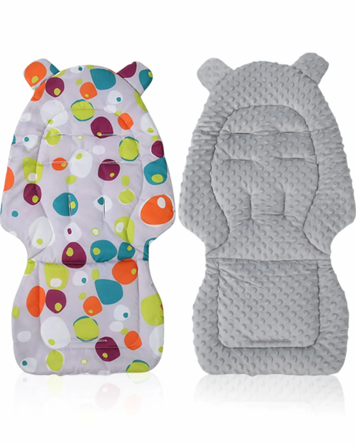 1 Pezzo Riduttore passeggino universale，Materassino Passeggino Universale In Cotone, Cuscino Passeggino Universale, Traspirante, Morbido, Accessori Per Passeggini（grigio）