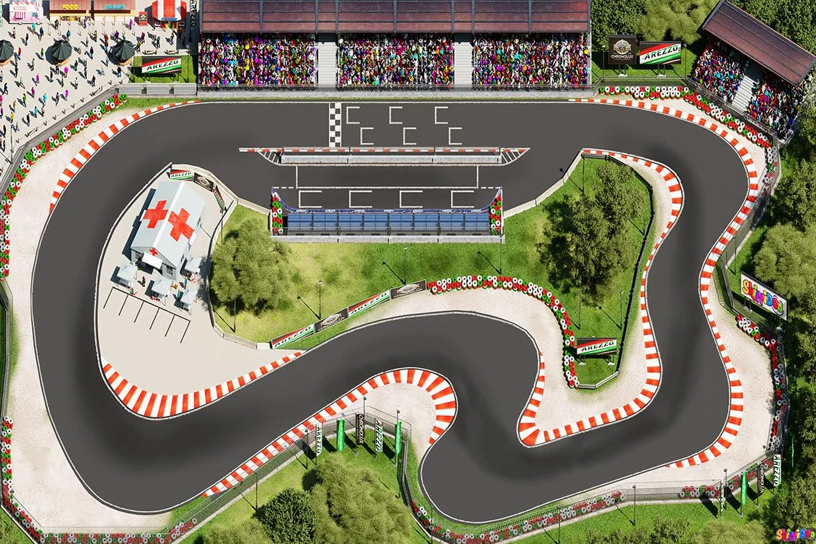 tappeto stradale per bambini, ideale per giocare con auto. Tappeto antiscivolo per cameretta con circuito Race Track in stile Formula 1. 180 × 120 cm