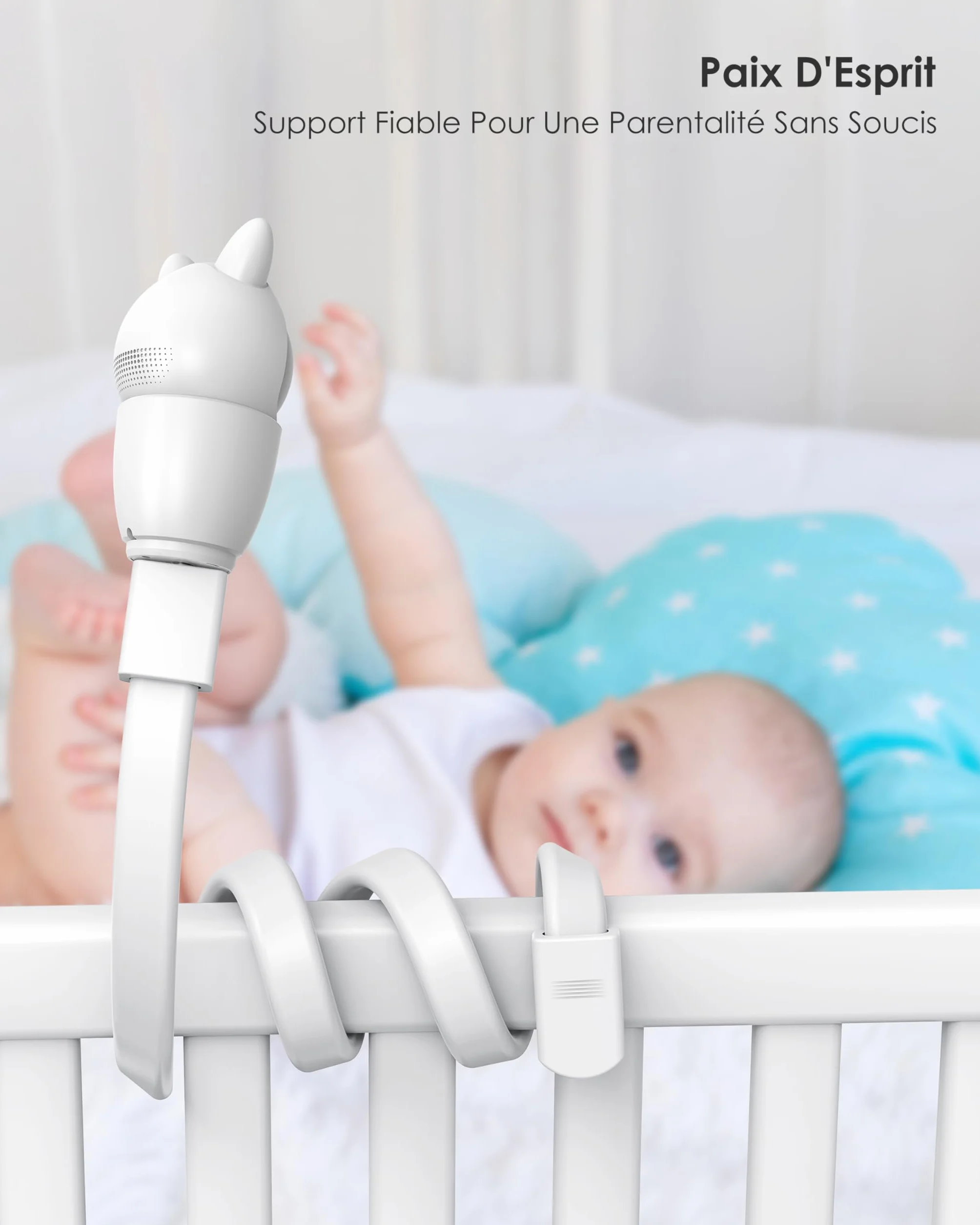CZEview Derebir - Supporto per fotocamera per neonati, compatibile con la maggior parte dei video baby phone