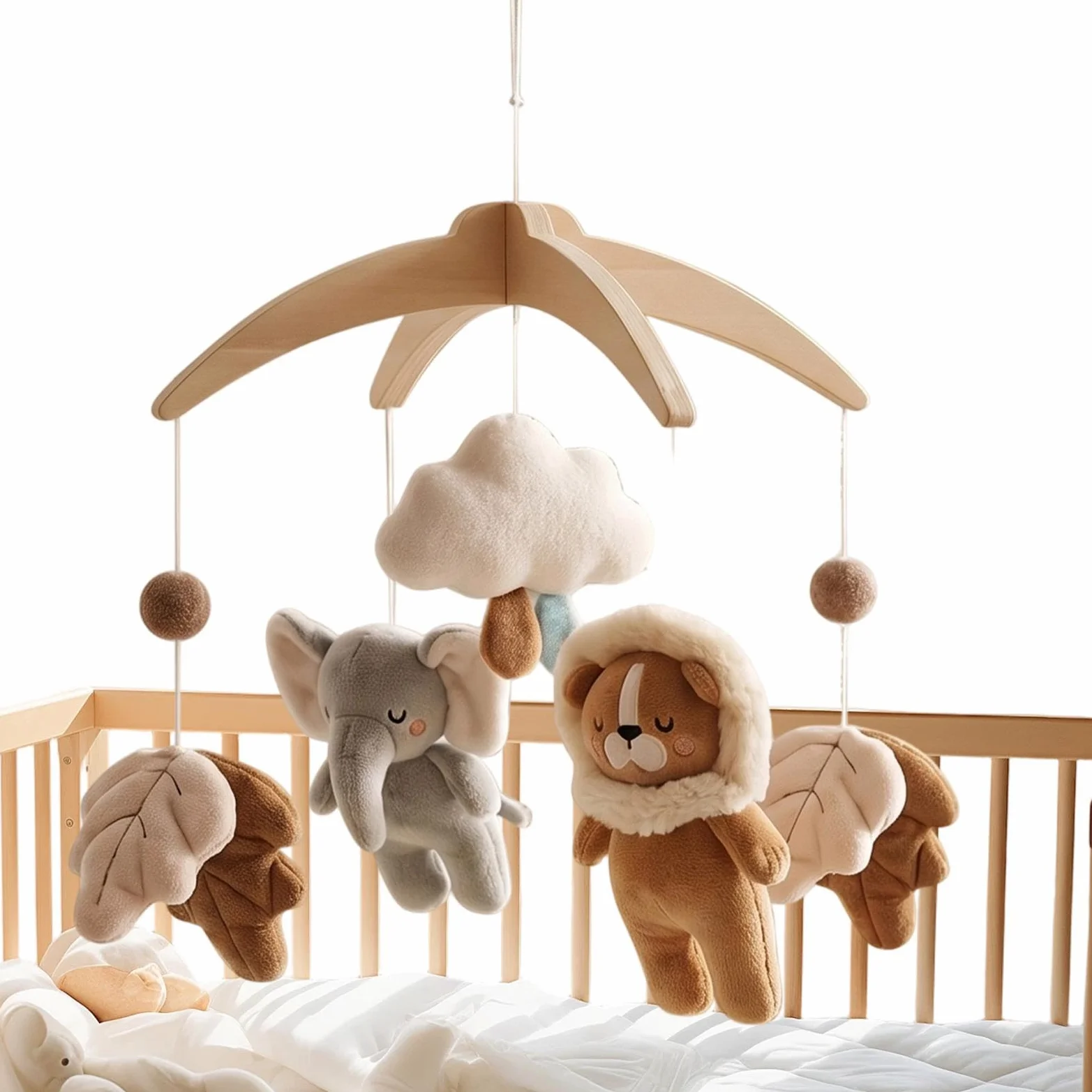 Giocattolo lenitivo per bambini a forma di animale | Simpatico giocattolo mobile per la cameretta dei bambini, per la casa, la camera da letto, il soggiorno, la stanza dei giochi