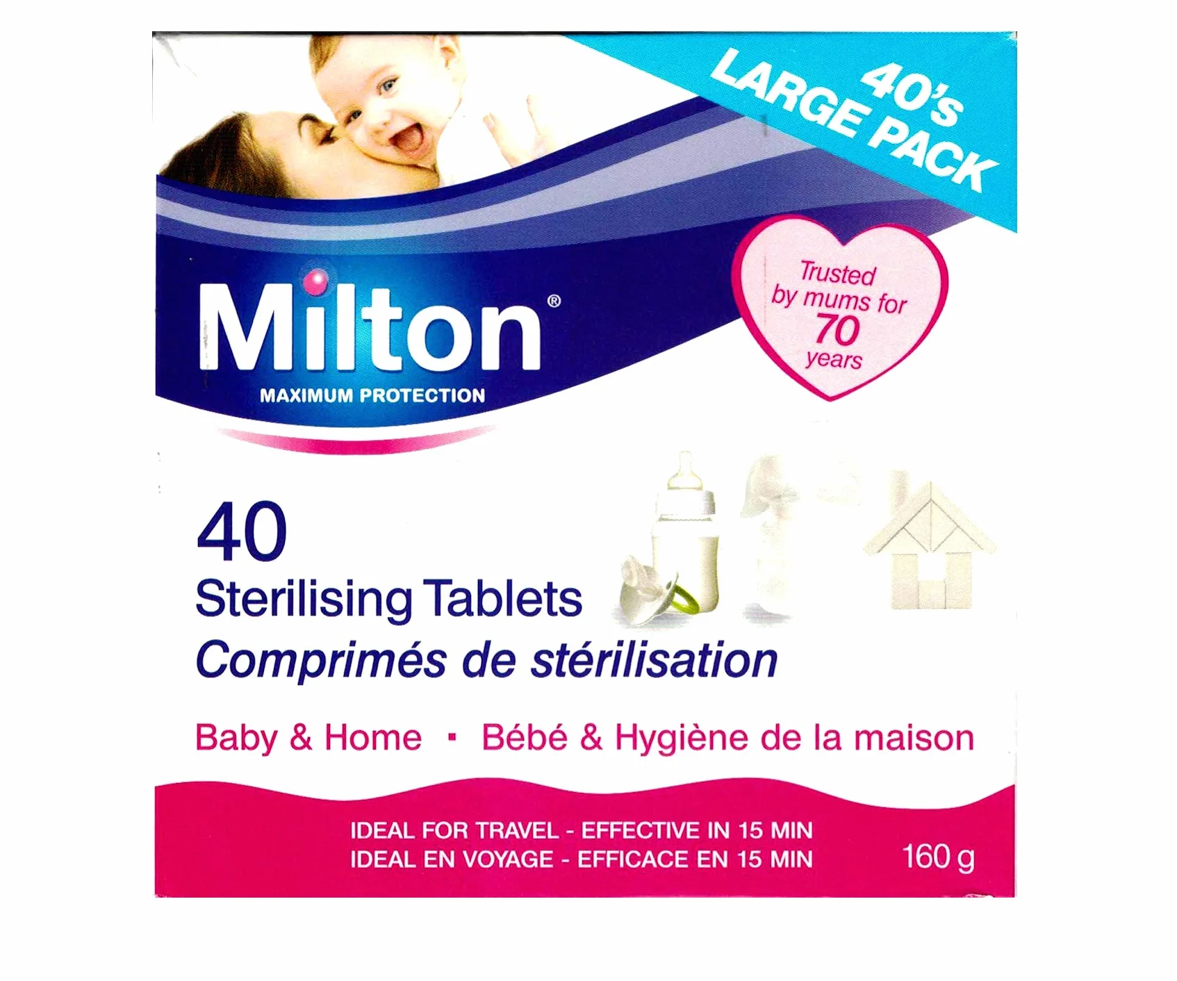 Milton Pastiglie sterilizzanti, 40 compresse (confezione da 1)