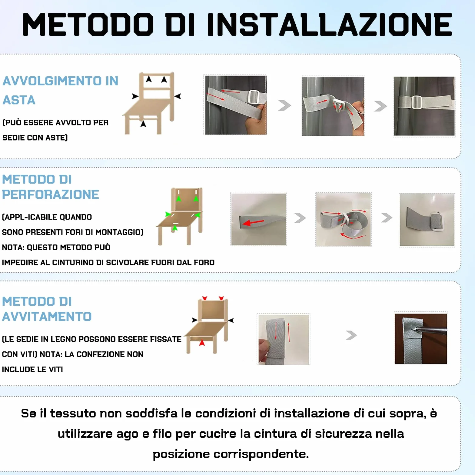 Scettar Cinture Passeggino Universali, Regolabile Copri Seggiolone Pappa, Imbottitura per Seggiolone di Sicurezza Anticaduta, Ganci Passeggino, Cintura di Sicurezza a Cinque Punti, Con 2 Ganci(Bianco)