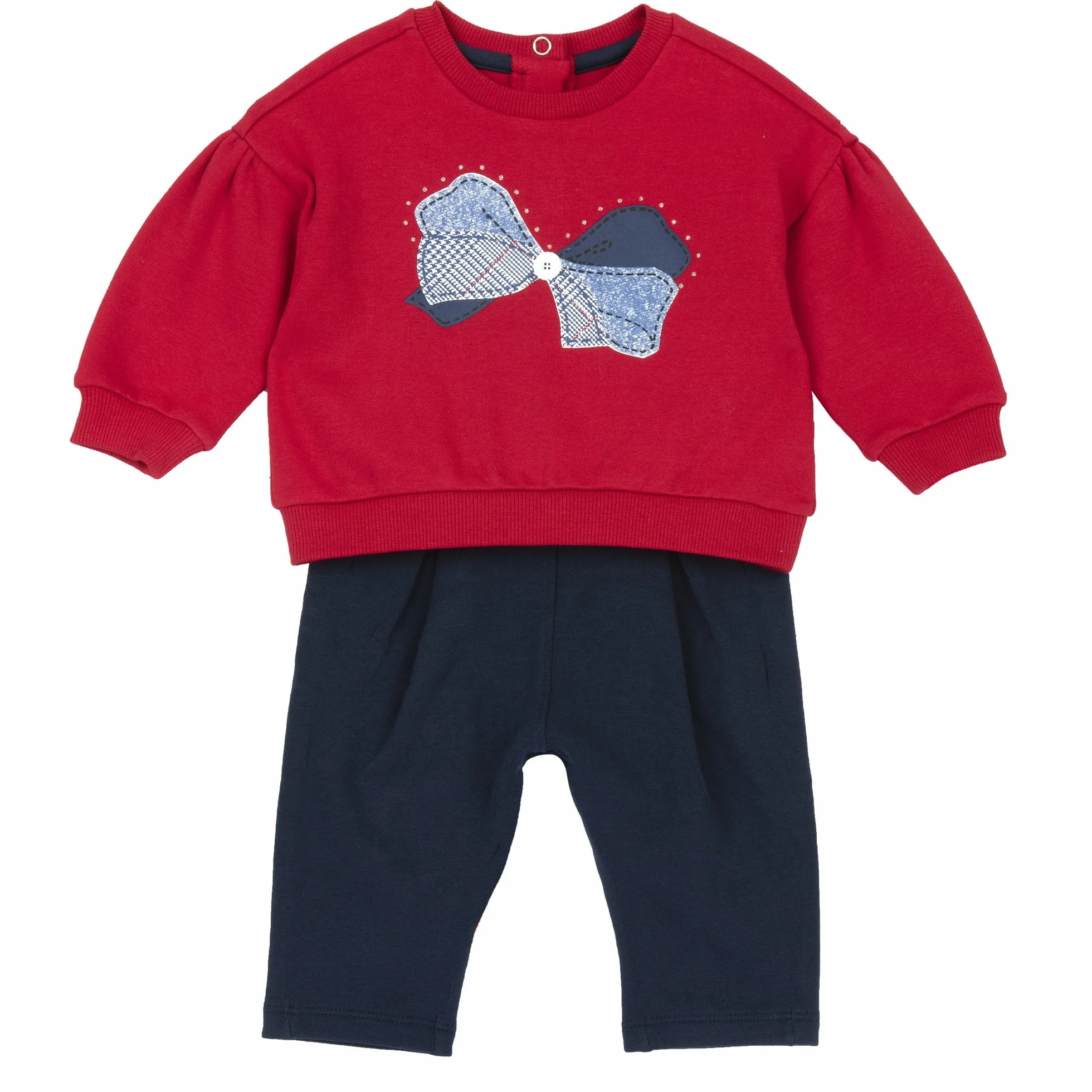 Chicco, Completo Neonato Elegante, con Maglietta e Pantaloni, Abbigliamento Bambino 0-24 Mesi, Idee Regalo Nascita, Designed in Italy