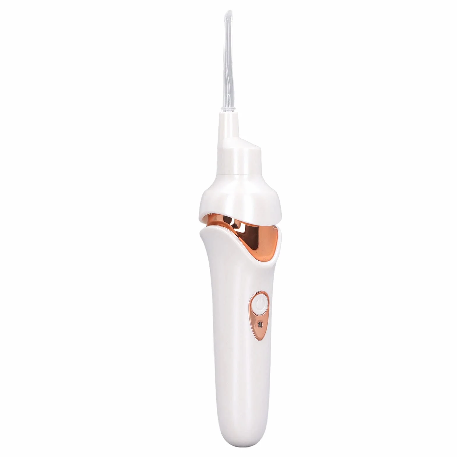 Kit per la Rimozione del Cerume Aspirapolvere Elettrico per Le Orecchie con Luce a LED Punta Morbida e Confortevole per la Rimozione del Cerume per Adulti e Bambini (Bianco)