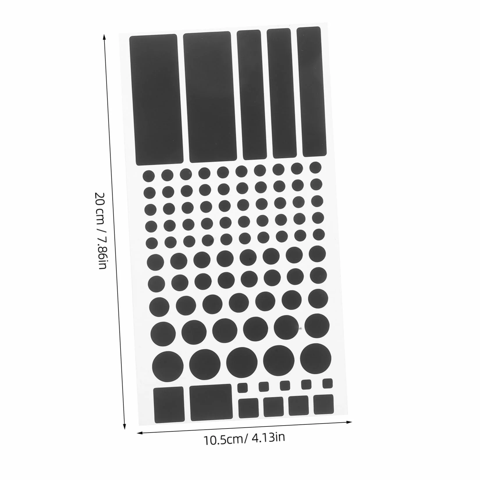 Artibetter Adesivi Dimmerabili Neri 4 Pezzi in Materiale Rivestito per Dispositivi Elettrici e Elettrodomestici, Riducono la Luminosità dal 50% All'80% un Sonno