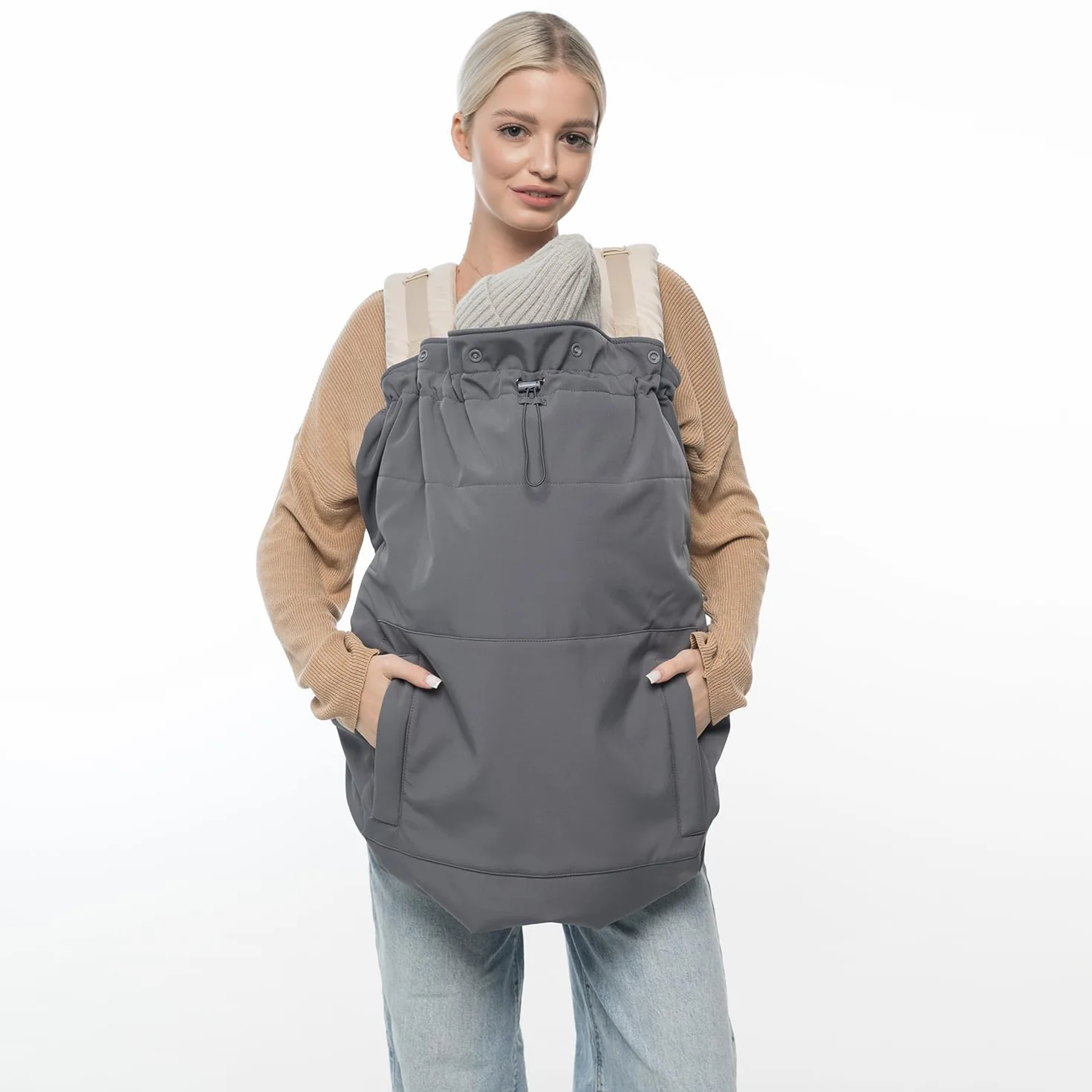 All-Season Babywearing Cover - (Grey)