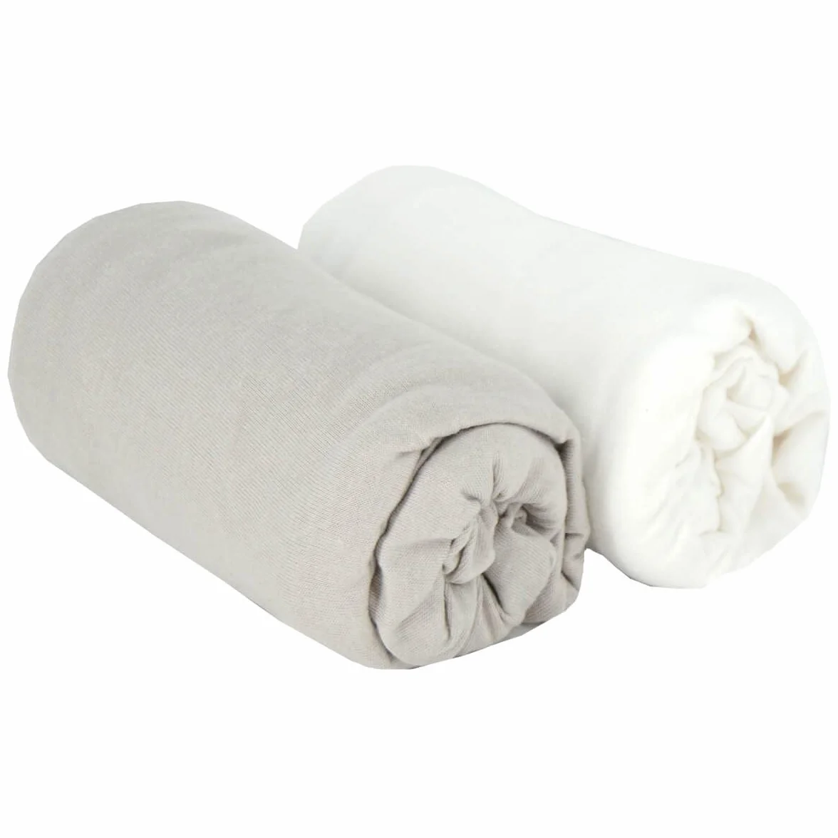 babyCalin Bio - Set di 2 lenzuola con angoli per lettino biologico 83x50 cm