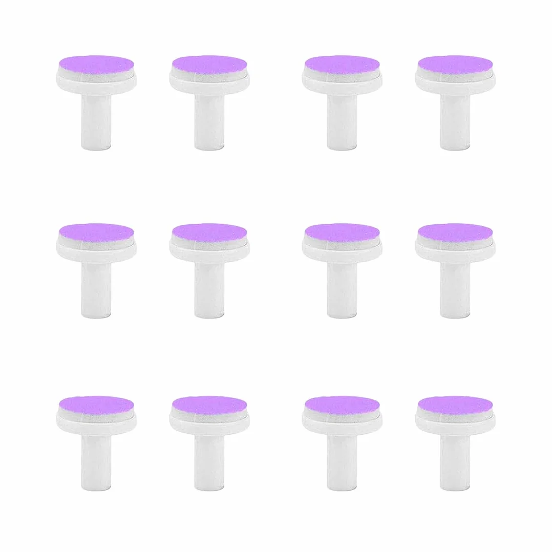 12 Pcs Cuscinetti Elettrici Di Ricambio Per Tagliaunghie Adatti Per Teste Tagliaunghie Per Bambini 6 Mesi In Su, Per Lime Per Unghie Standard Per Bambini