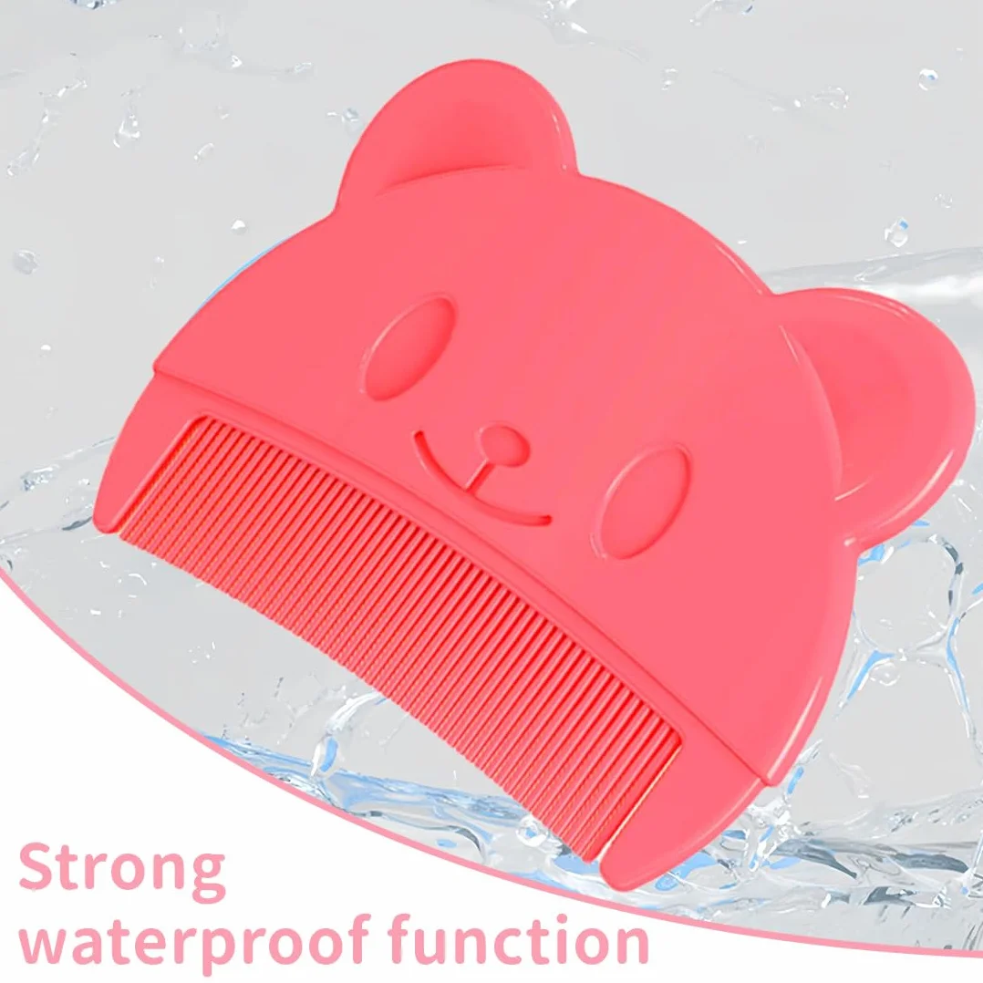 2 Pezzi Pettine Neonato, pettine crosta lattea neonato Pettine Crosta Lattea Spazzola e Pettine Neonato Pazzola per Bambini In Silicone per Pettinare i Capelli per Neonati e Bambini Piccoli