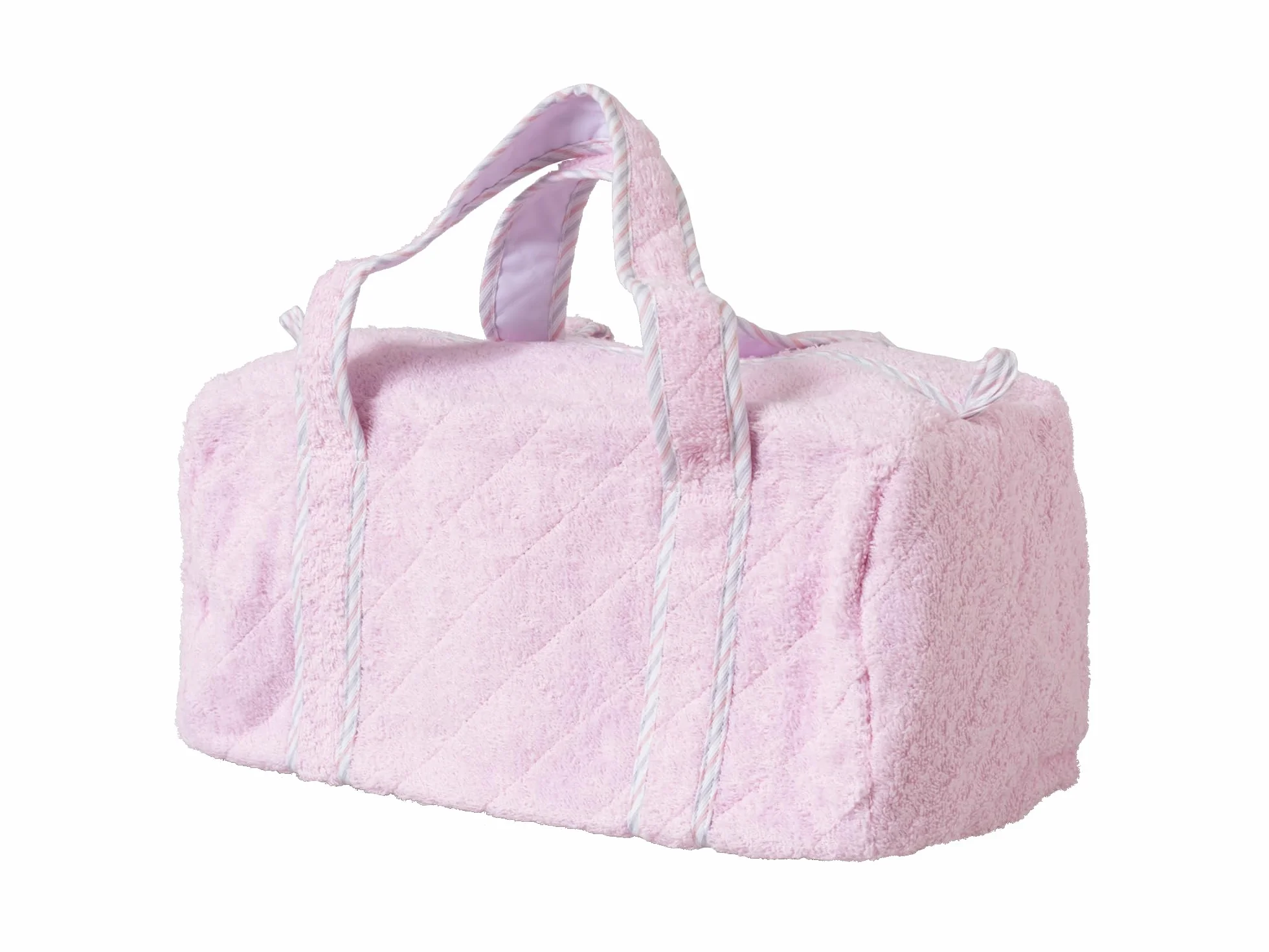 Filet - Borsa per cambio neonati, borsa da viaggi e maternità, borsa per pannolini per neonati di grandi dimensioni, realizzata in cotone trapuntato, made in Italy, Rosa