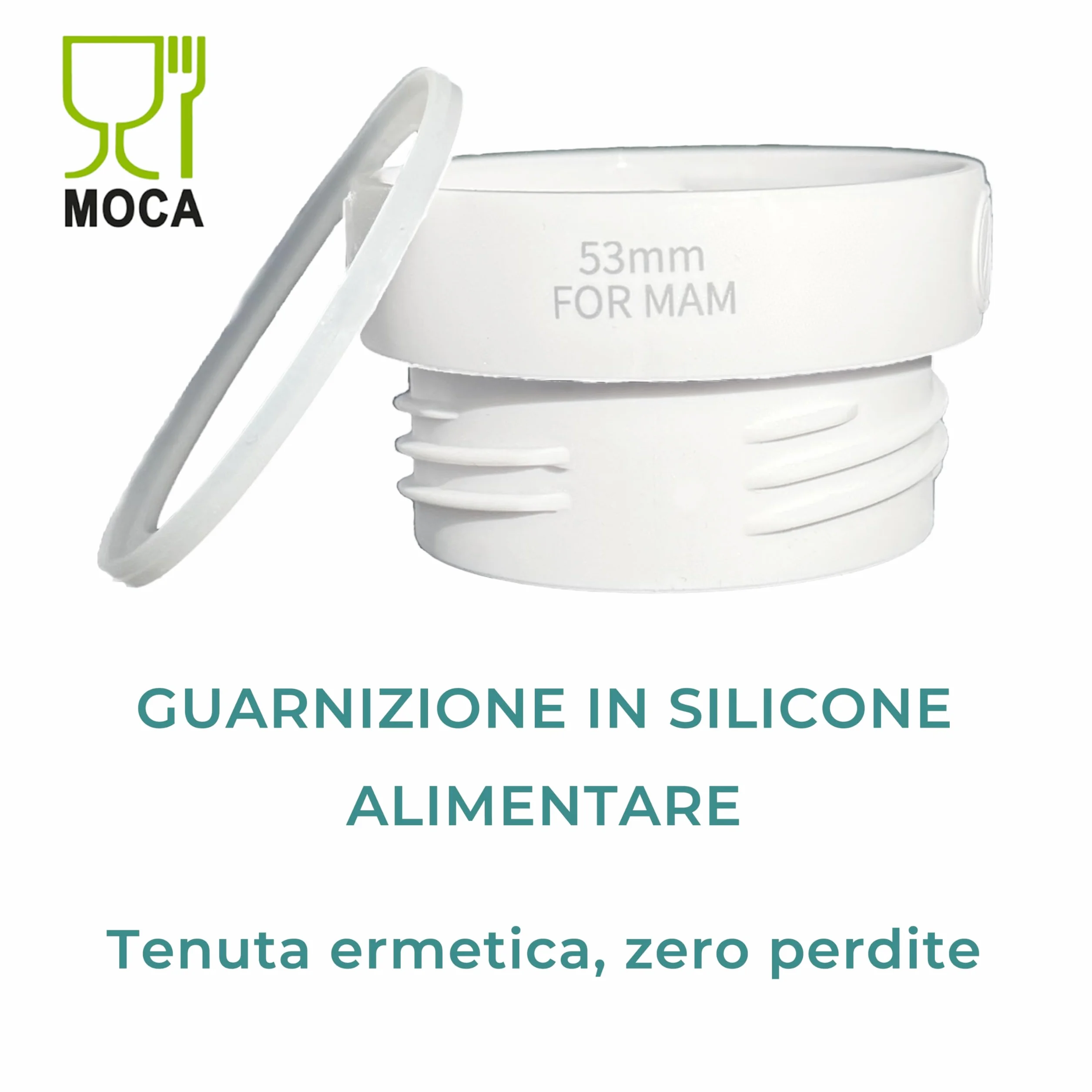 MANAMI - Adattatore per Biberon MAM - Adattatore Scaldabiberon - Compatibile con Scaldabiberon 050 mm - Attacco Universale - Facile da Usare e Pulire - Adattatore Scaldalatte materno