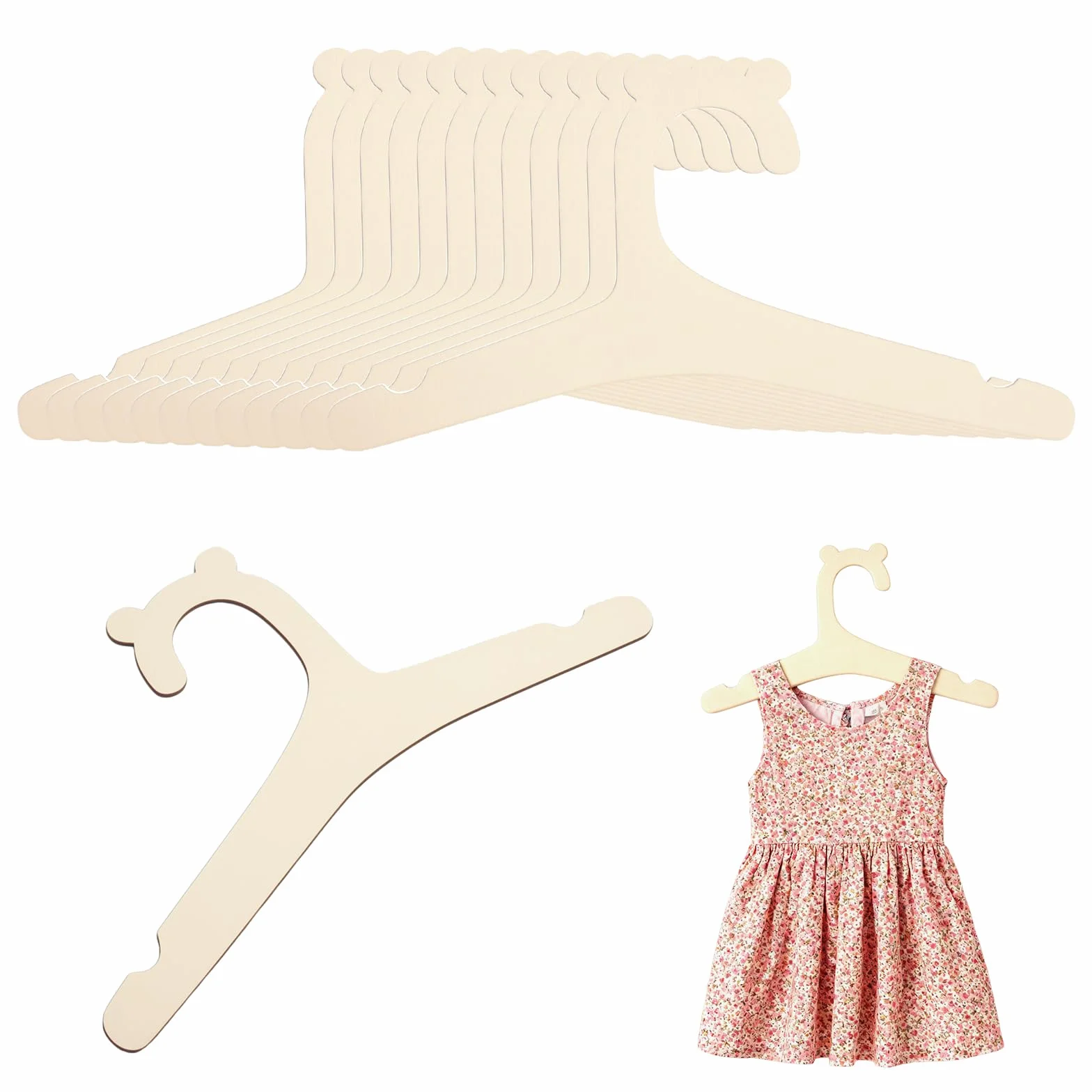 et di 12 grucce per bambinis, in legno grucce neonato, per bambini grucces bambini, per vestiti appendini bambinis, camicie, giacche, pantaloni, armadietti