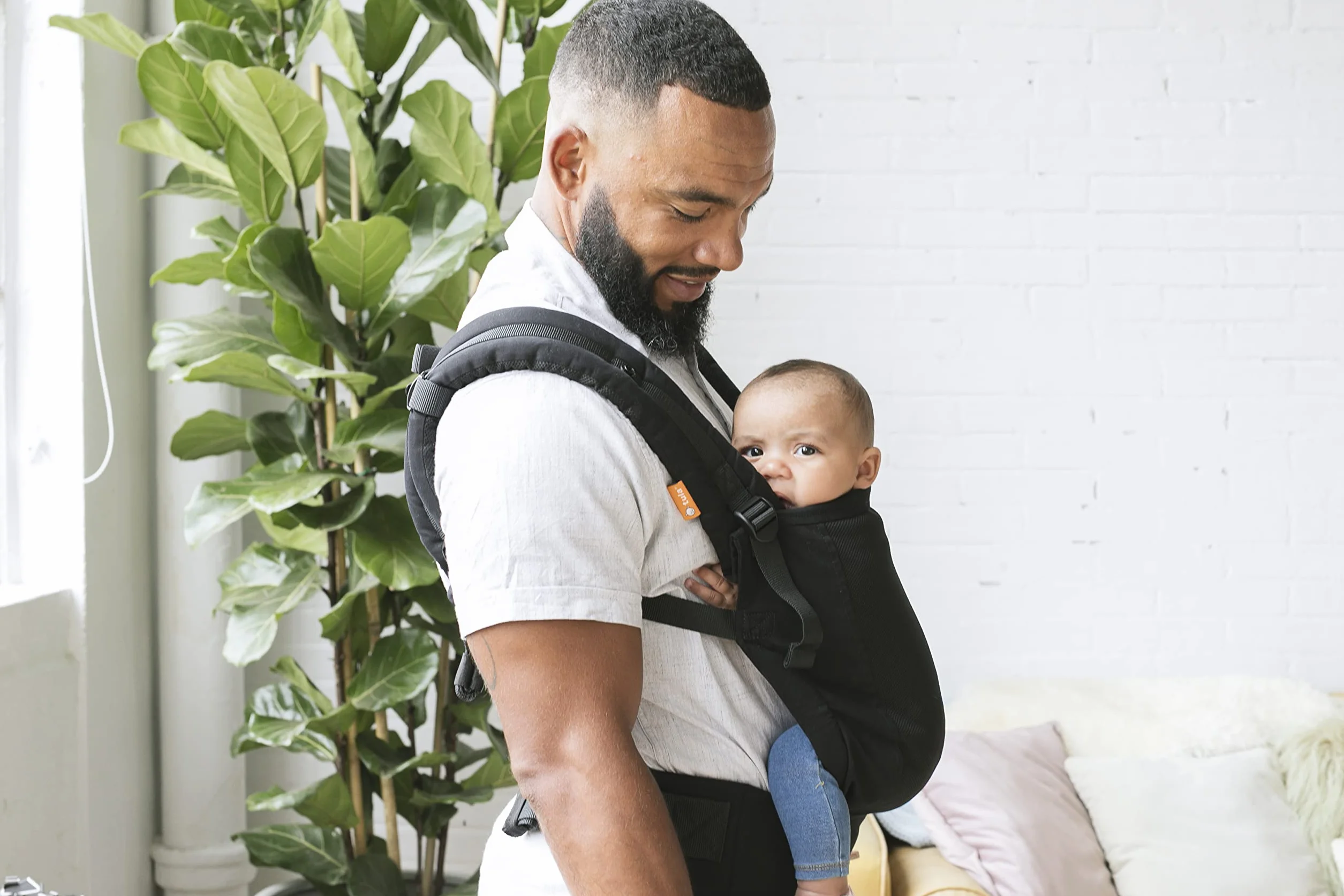 Tula Mesh Free-to-Grow marsupio neonati e bambini ergonomico, regolabile dalla nascita, marsupio porta bebe estivo, transpirable, due posizioni, schiena, per 3,2-20,4 kg, Urbanista