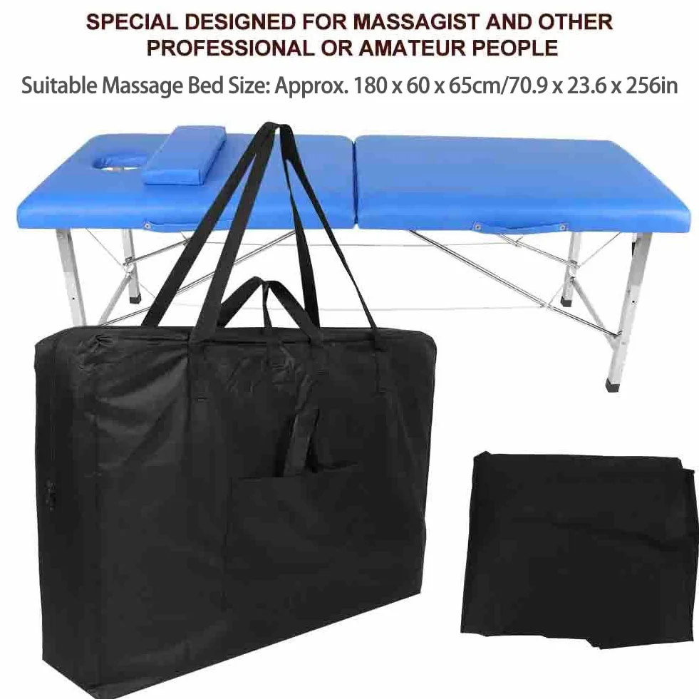 MAGT Lettino da Massaggio Borsa per Lettino, 93 x 63 x 23 cm Professionali Portatili Pieghevoli per Spa