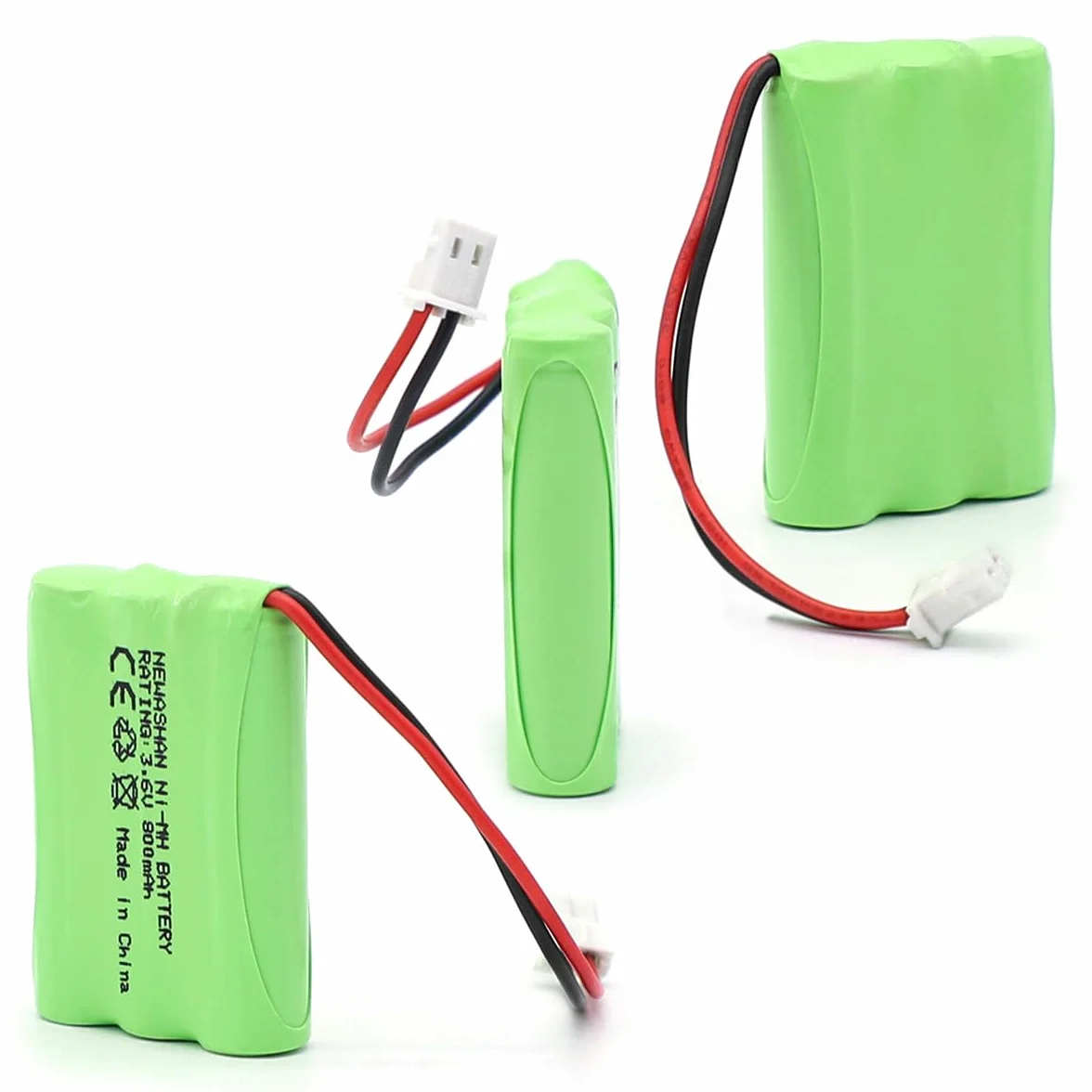 Batteria Compatibile con Motorola Babyphone MBP33S MBP36 MBP36S MBP481 MBP482 MBP483 Compatibile con Vtech BM5463 Baby Monitor 800mAh 3.6V GP80AAAHC3BMX HRMR03 Ricaricabile Ni-MH AAA Batterie