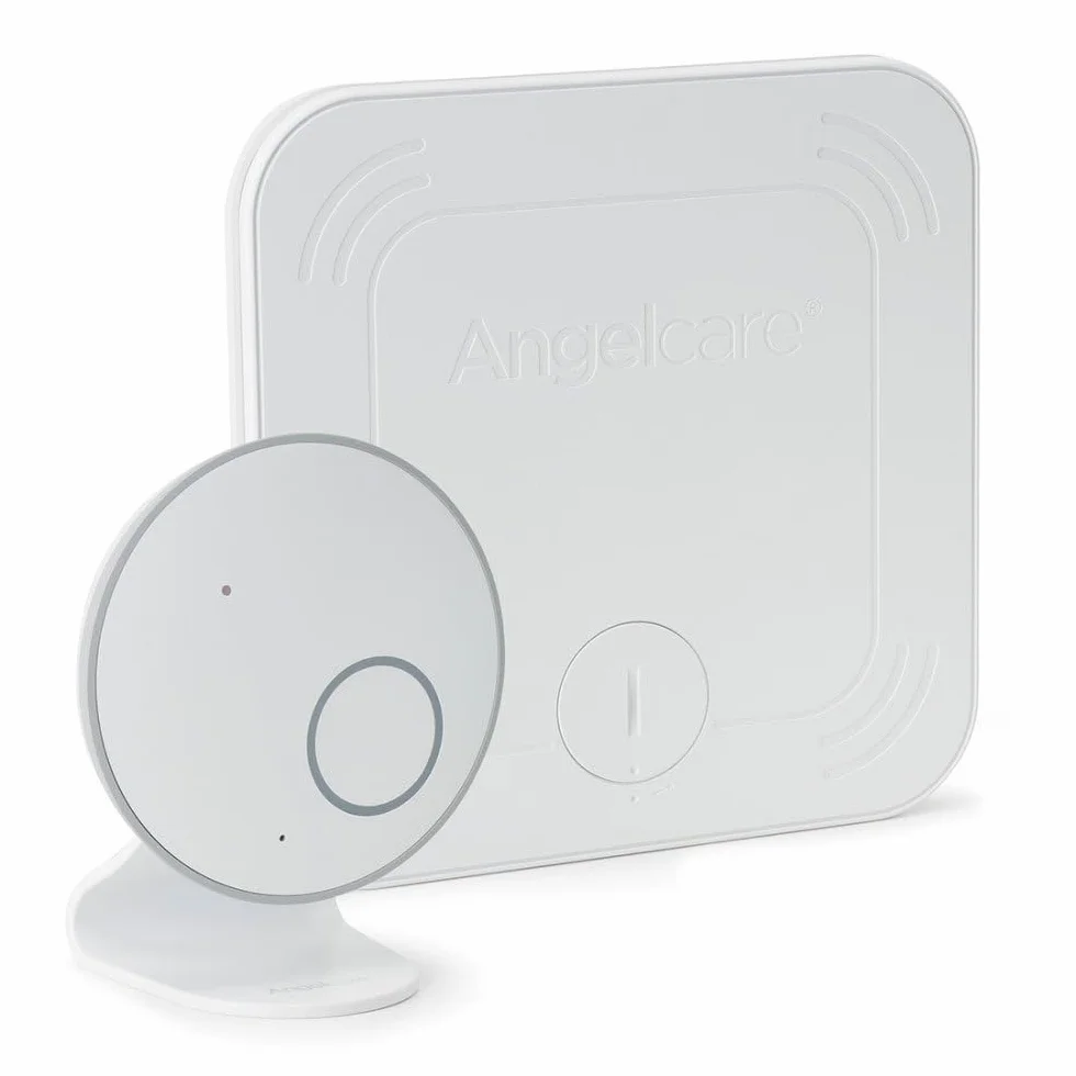Foppapedretti Monitor Digitale Angelcare AC127, per Neonati Con Sensore Di Movimento, rileva suoni e movimenti, trasmissione digitale e sicura (DECT) a 1.8 GHz con portata fino a 250 metri, Bianco